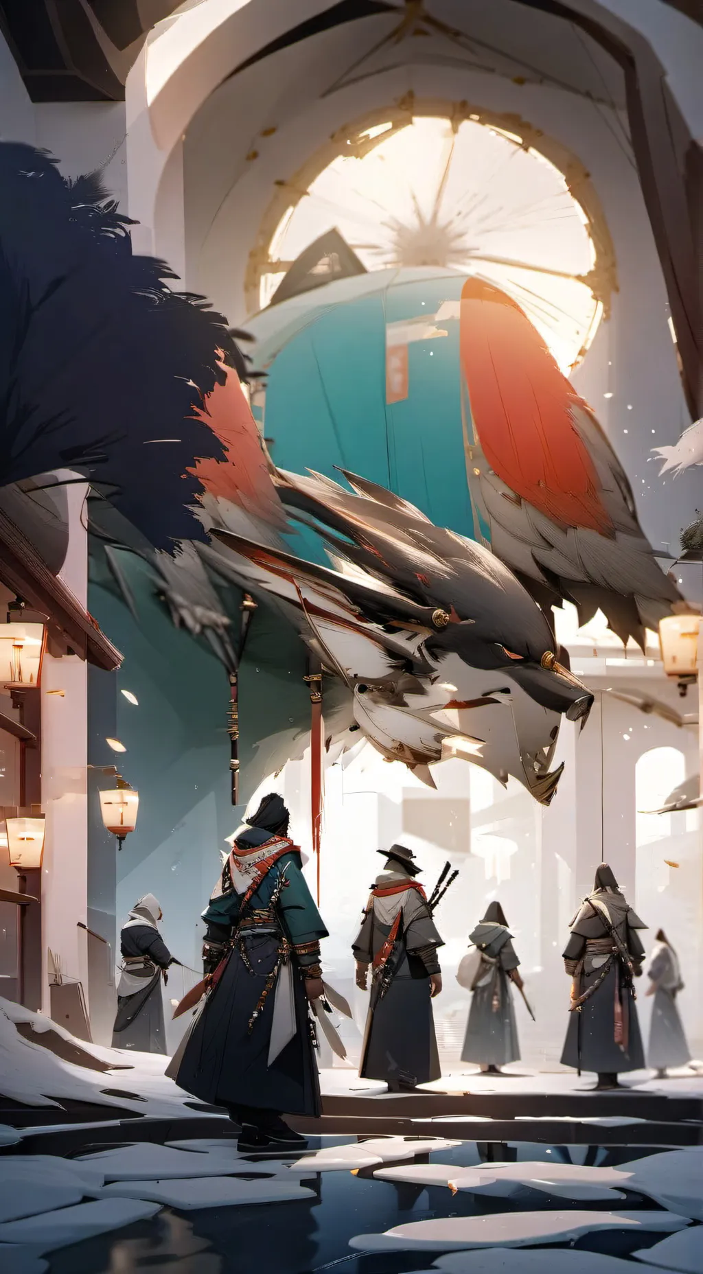 ai character: Espiritus Dorados background