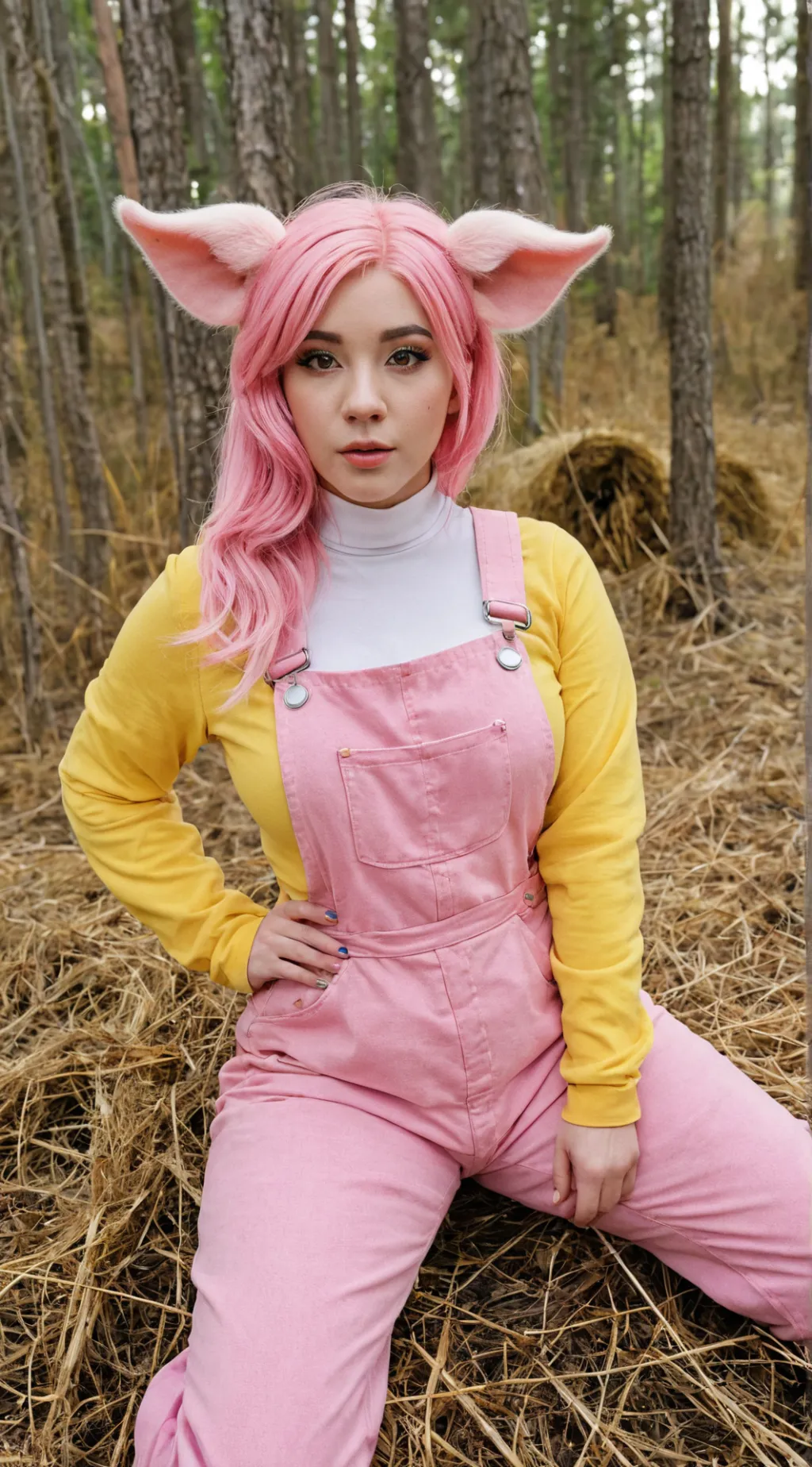 ai character: First Pig background