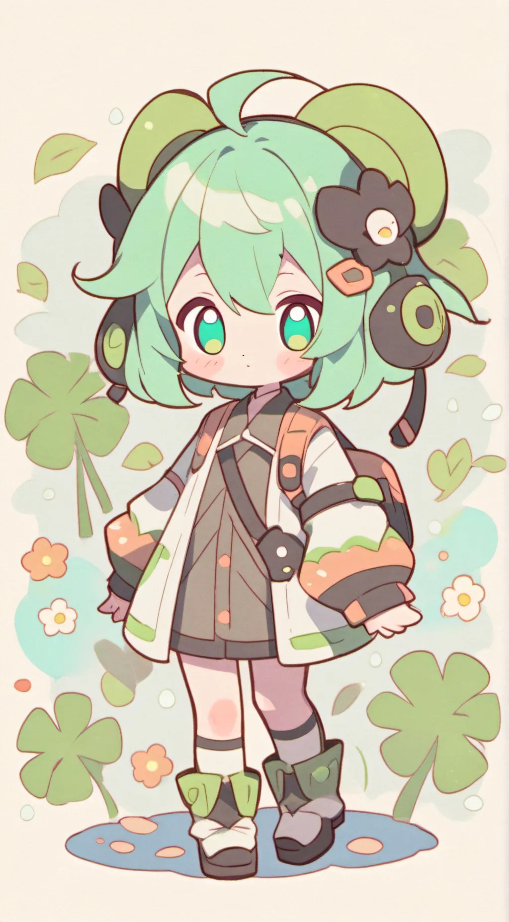 ai character: Happy b-day Izu 🥳 background