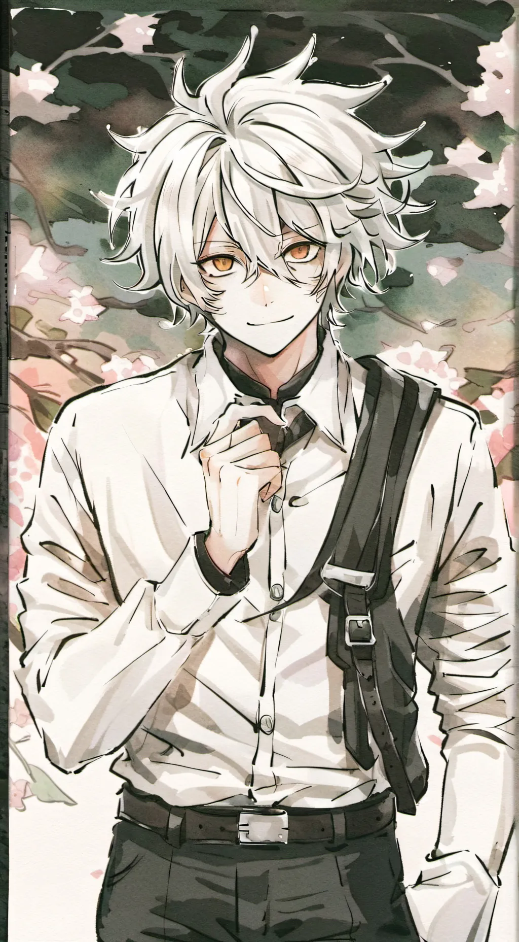 ai character: bakugo  background