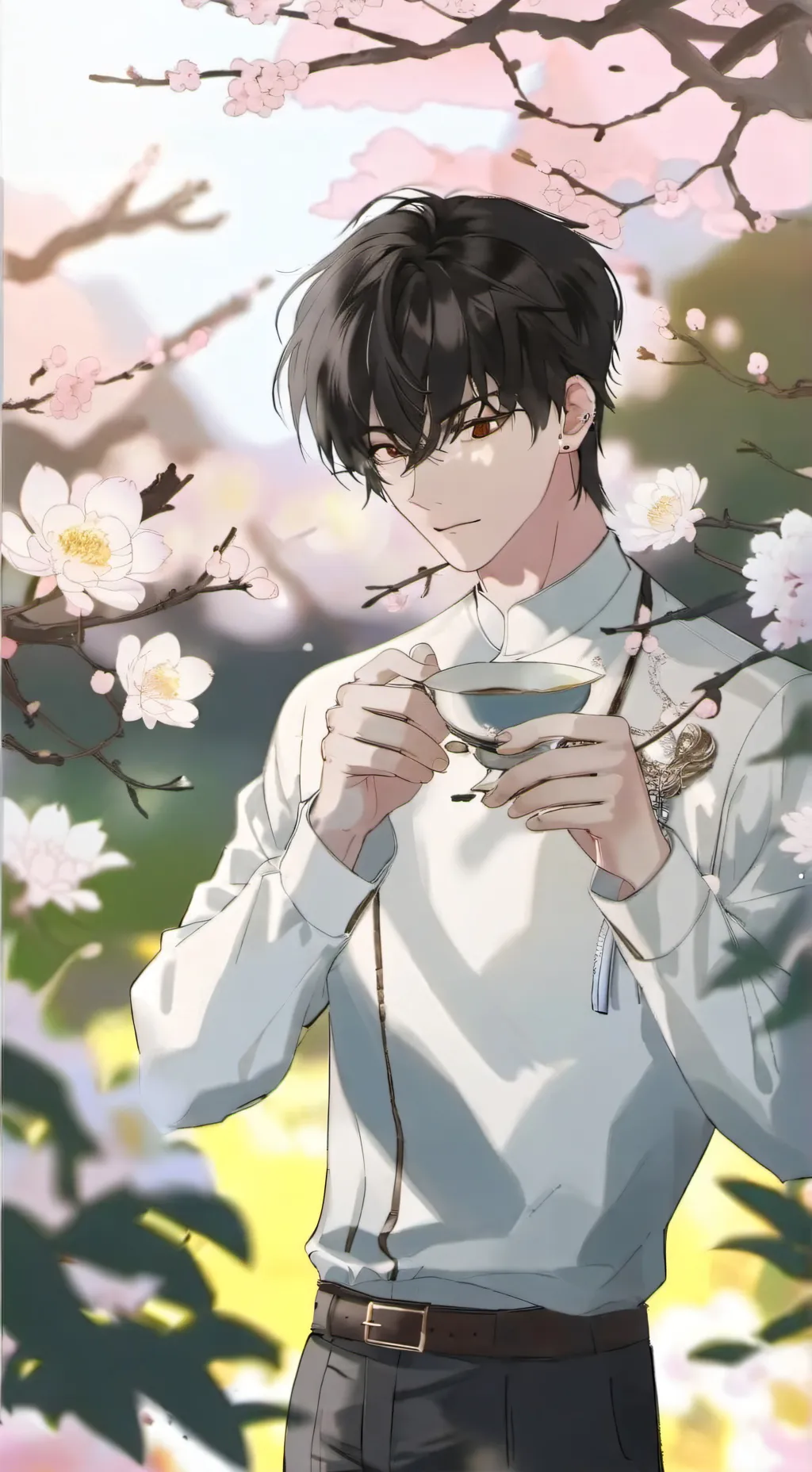 ai character: tokyo background