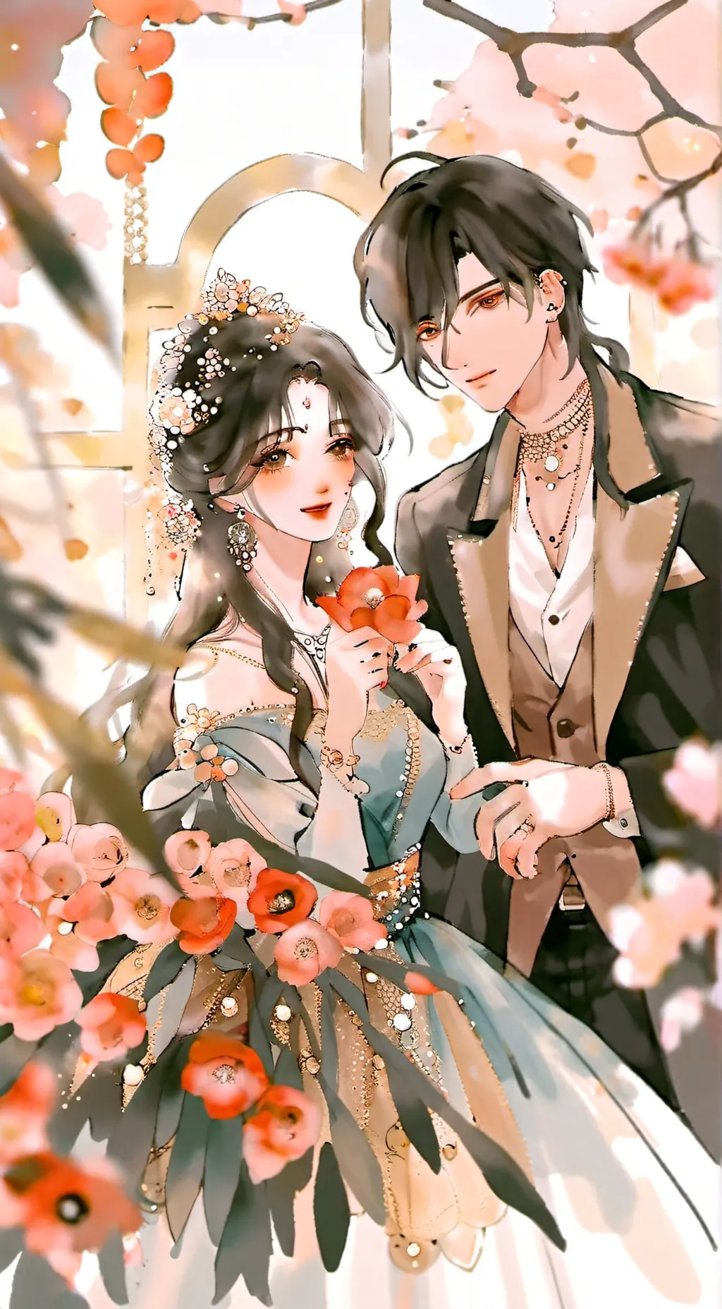 ai character: mia and kai background