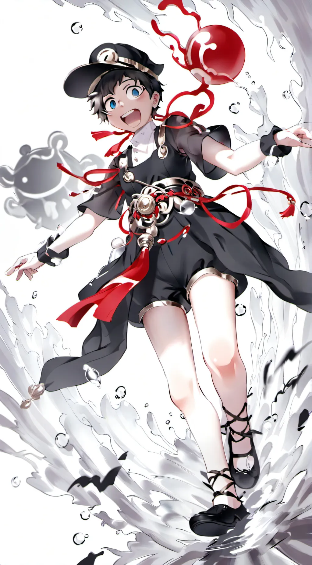 ai character: Happens  background