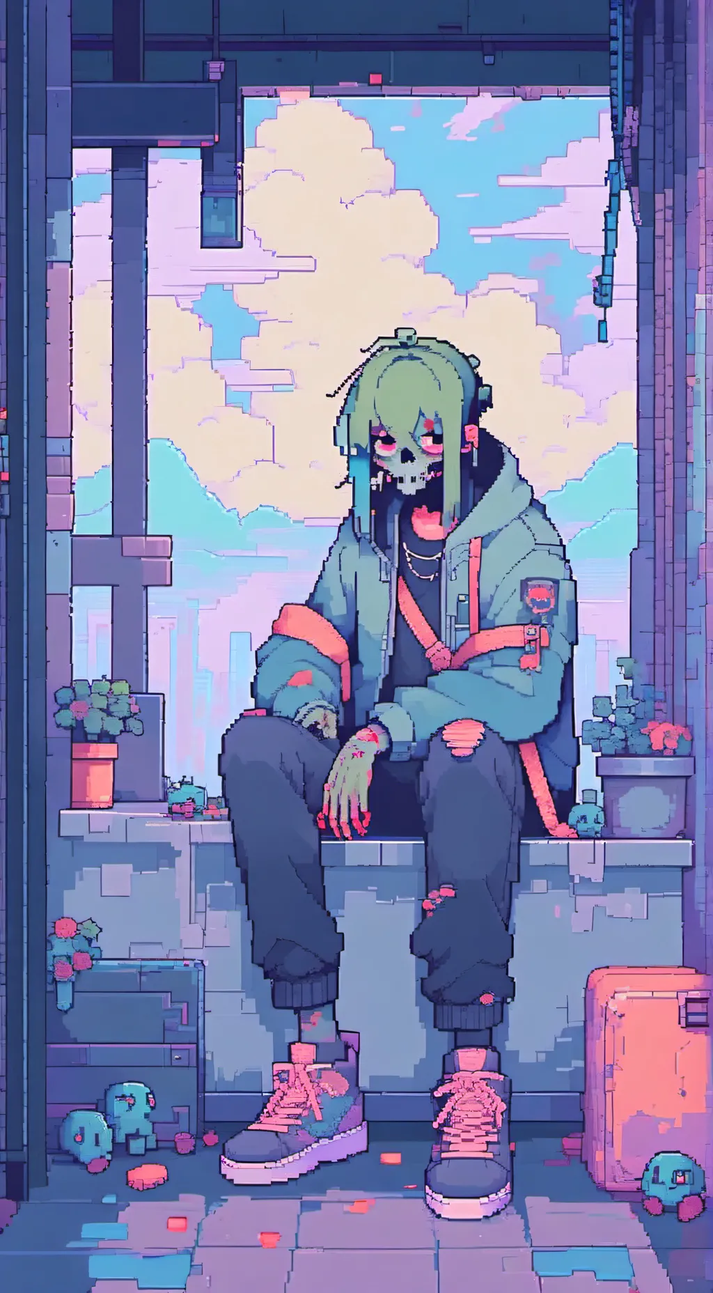 ai character: Aouad X harry background