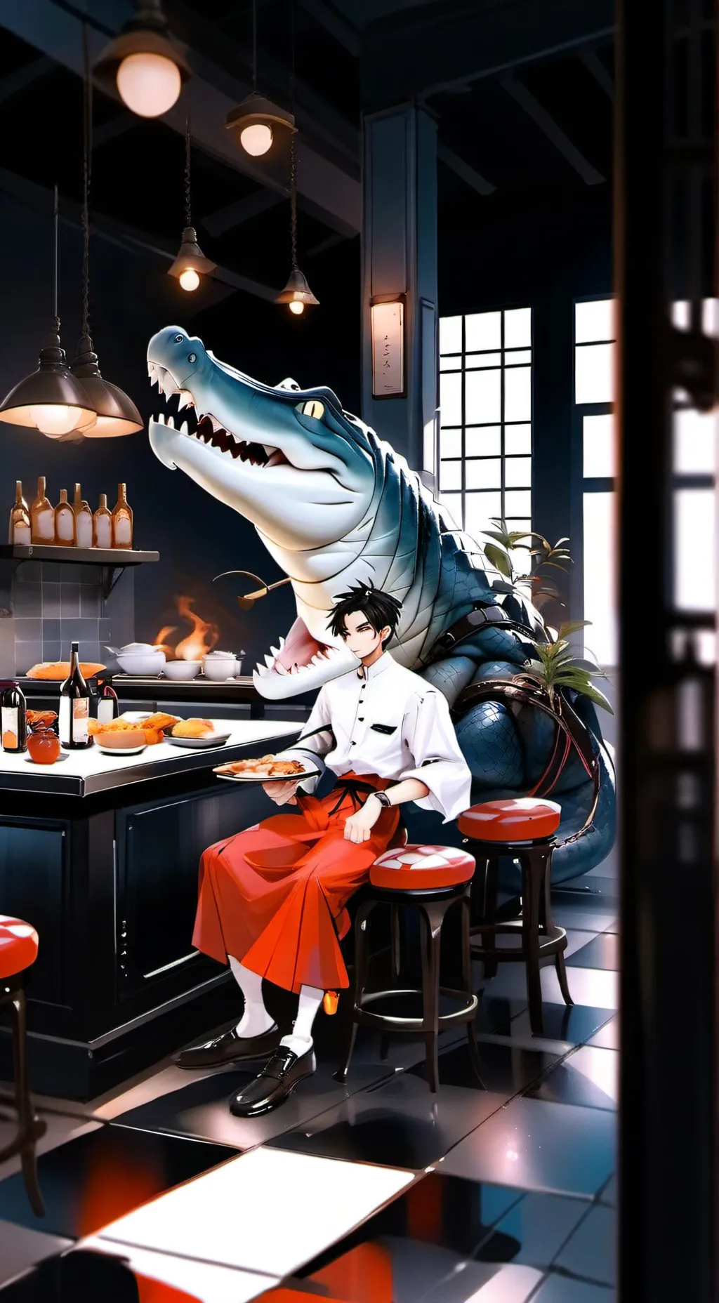 ai character: Monty background