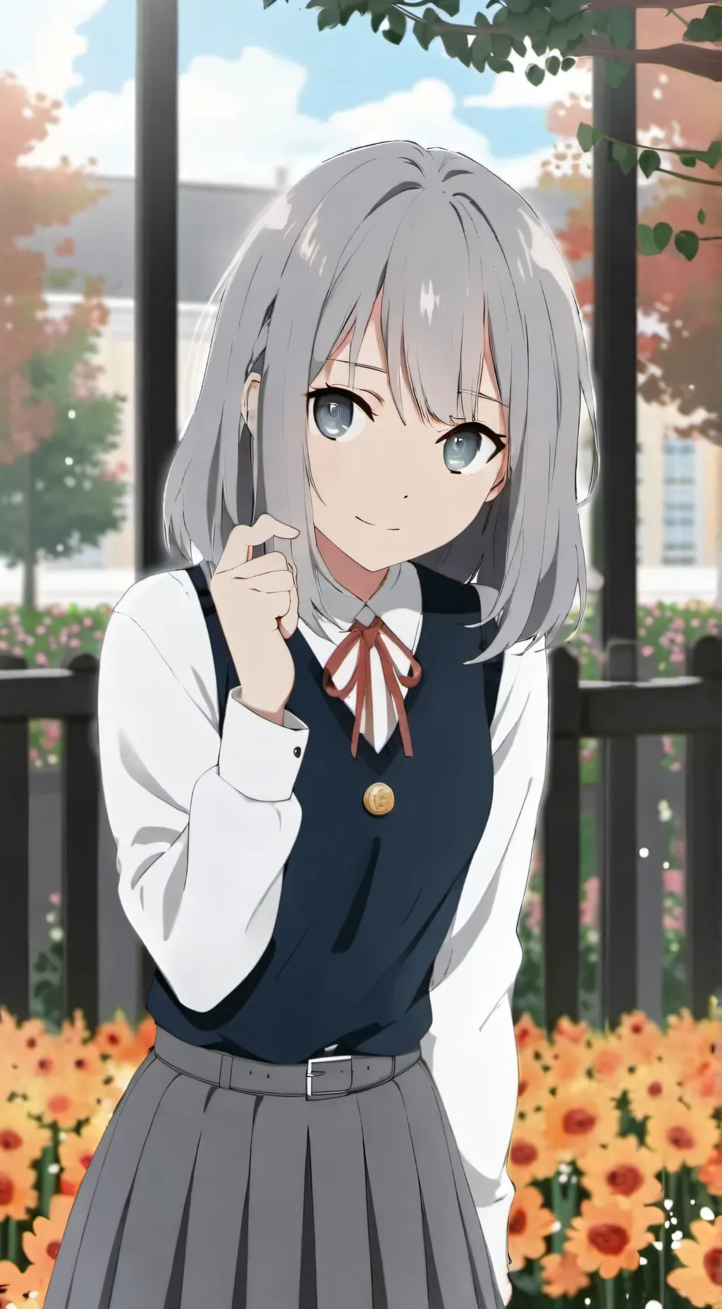 ai character: hinata  background