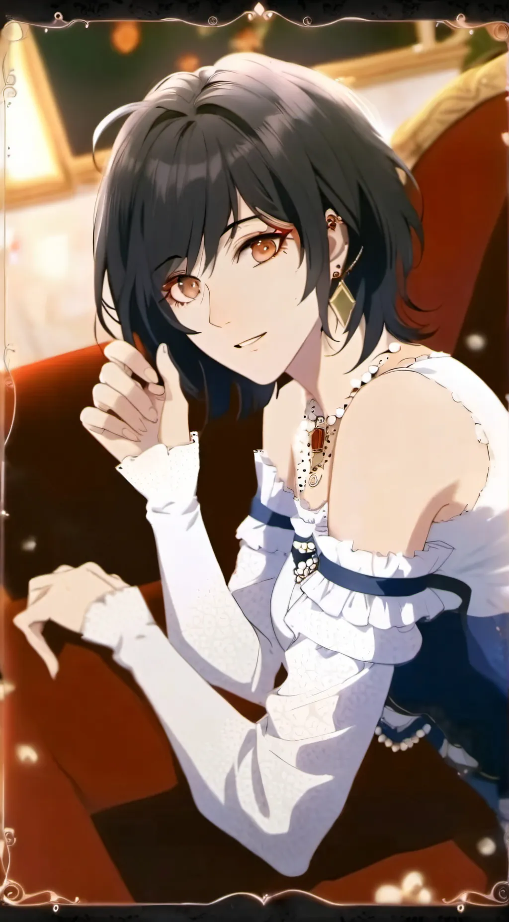 ai character: Sabrina  background