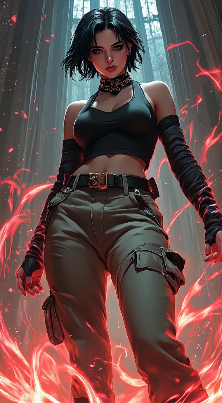 ai character: Anastasia  background