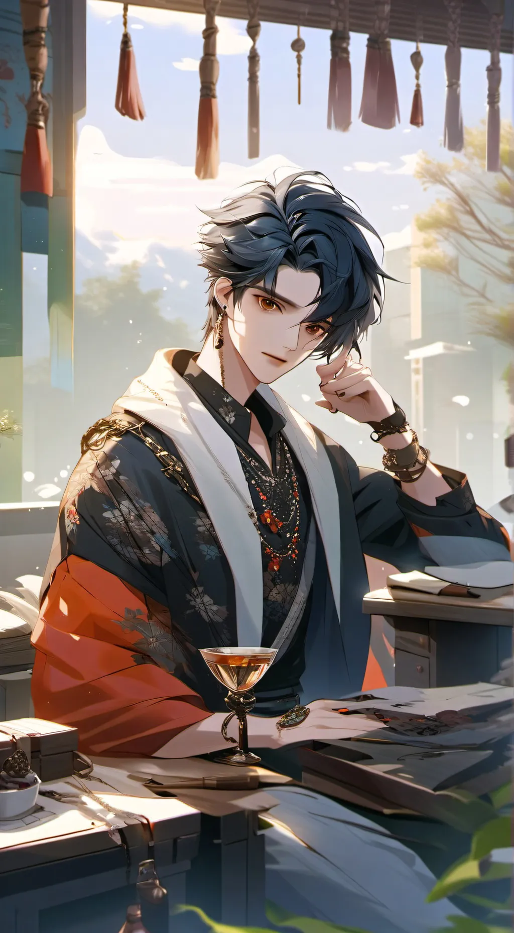 ai character: Andrew  background