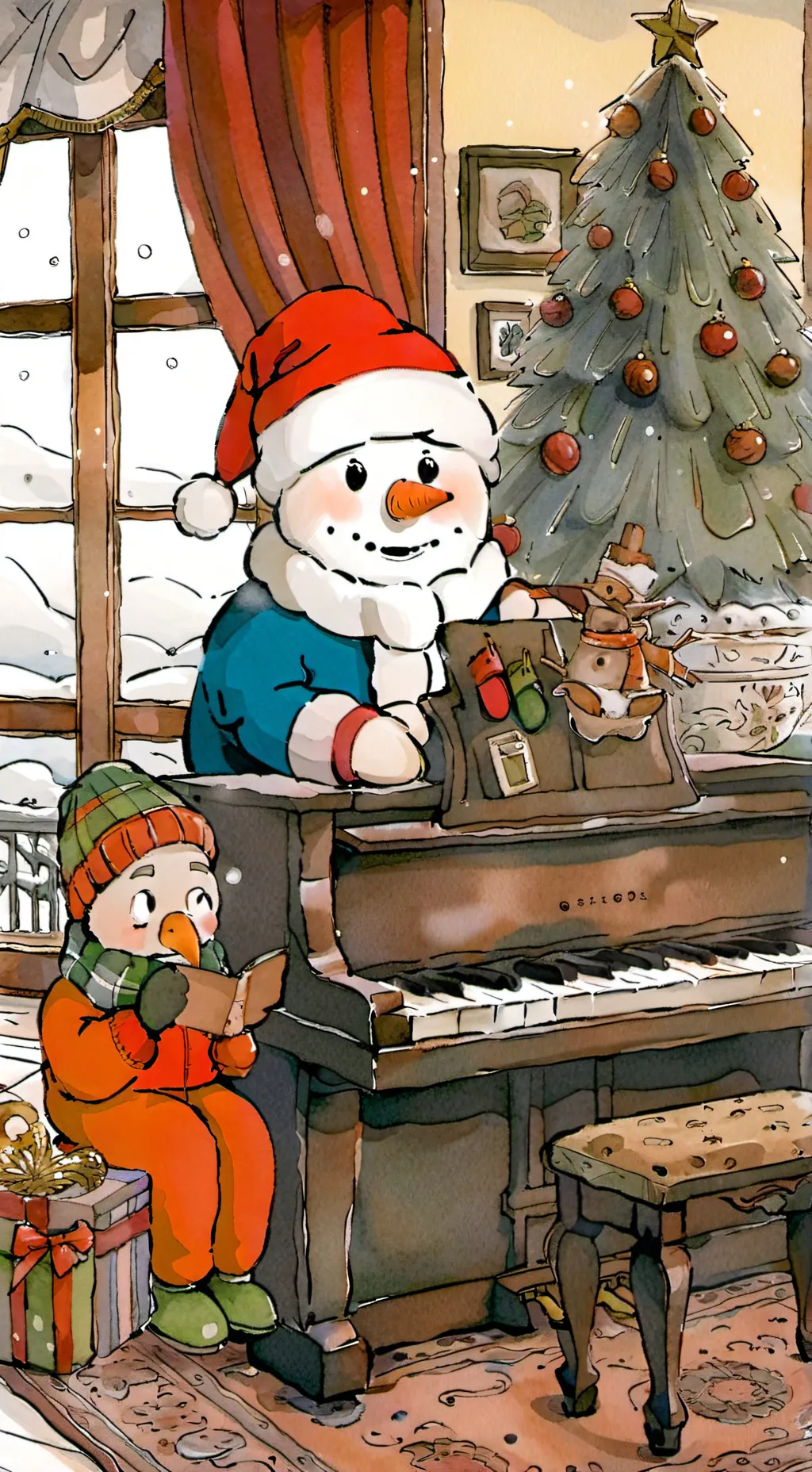 ai character: Hallmark 2005 background