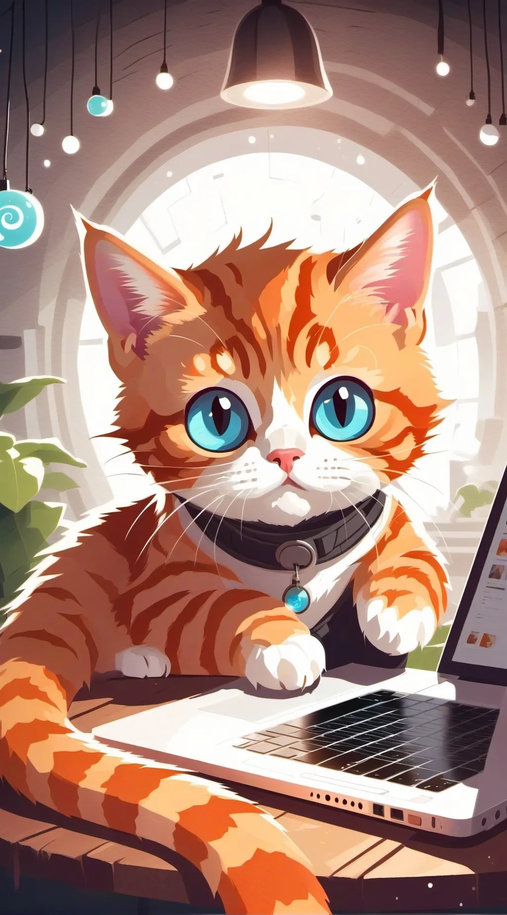 ai character: Ping background