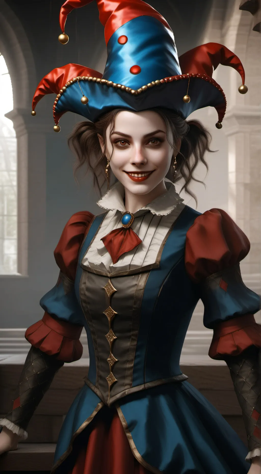 ai character: Pomni background