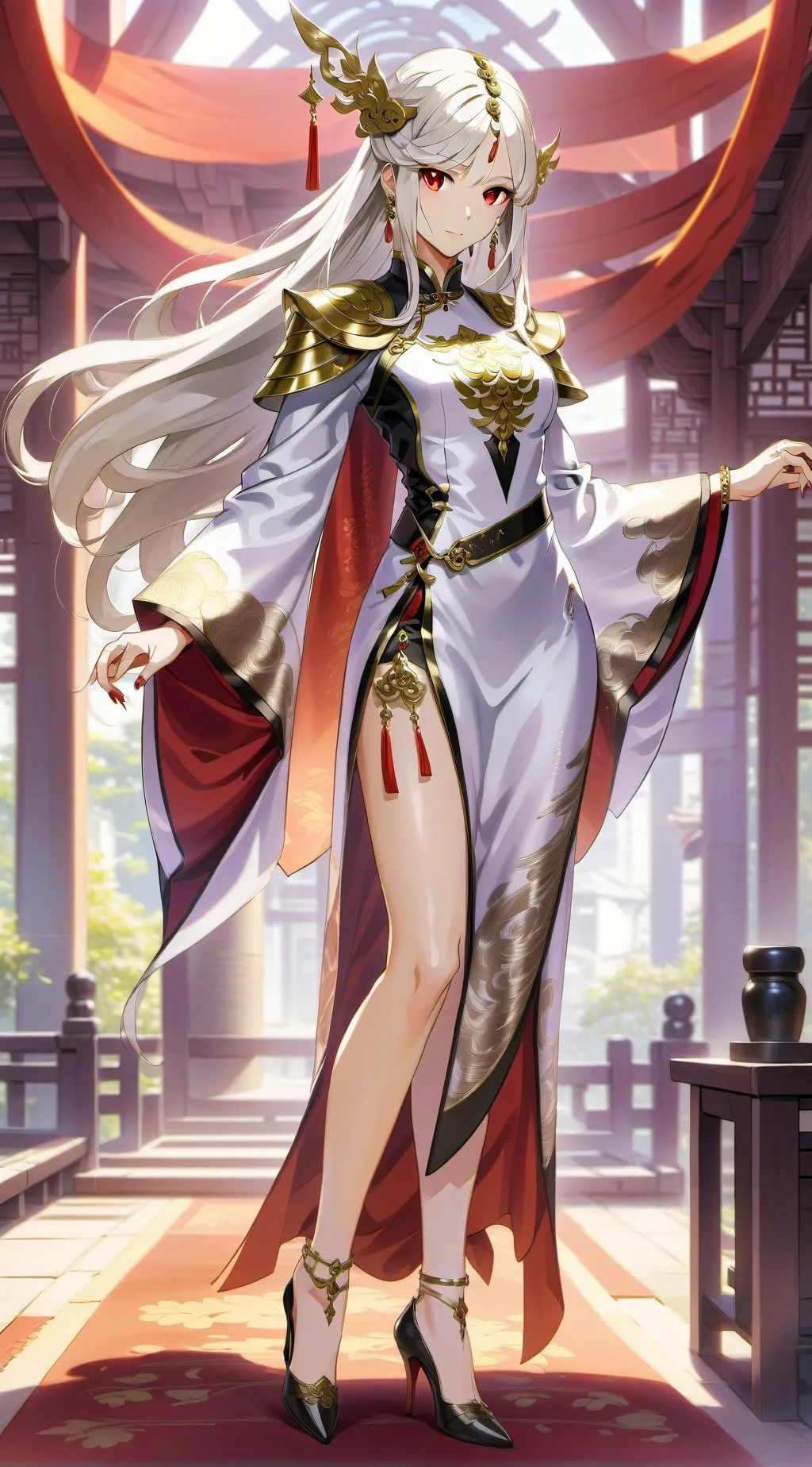 ai character: Ningguang  background