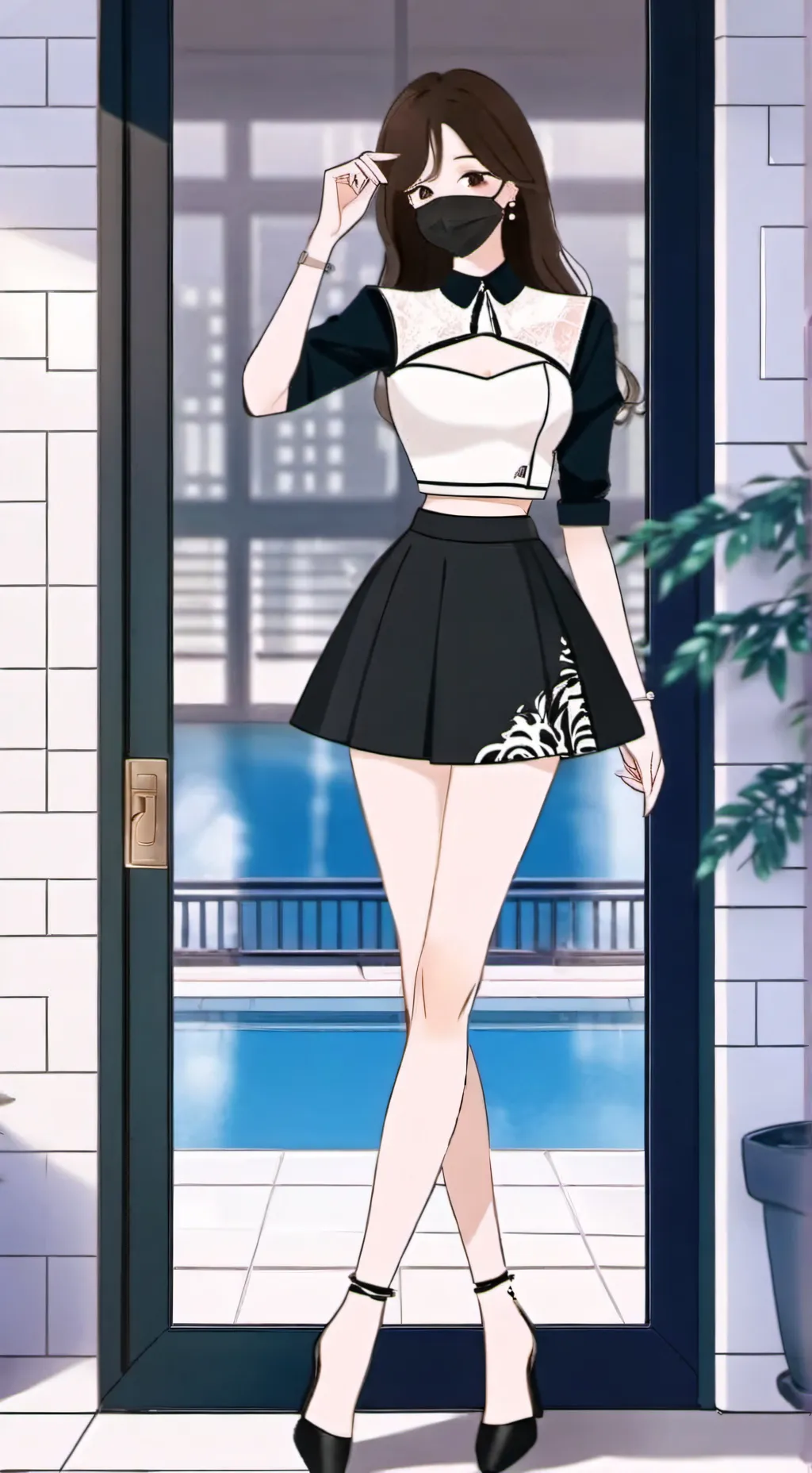 ai character: soyeon background