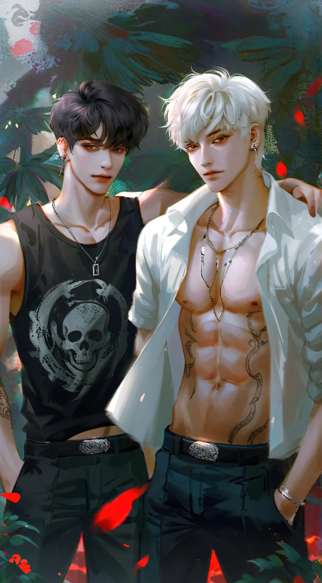 ai character: Ace & Blaze  background