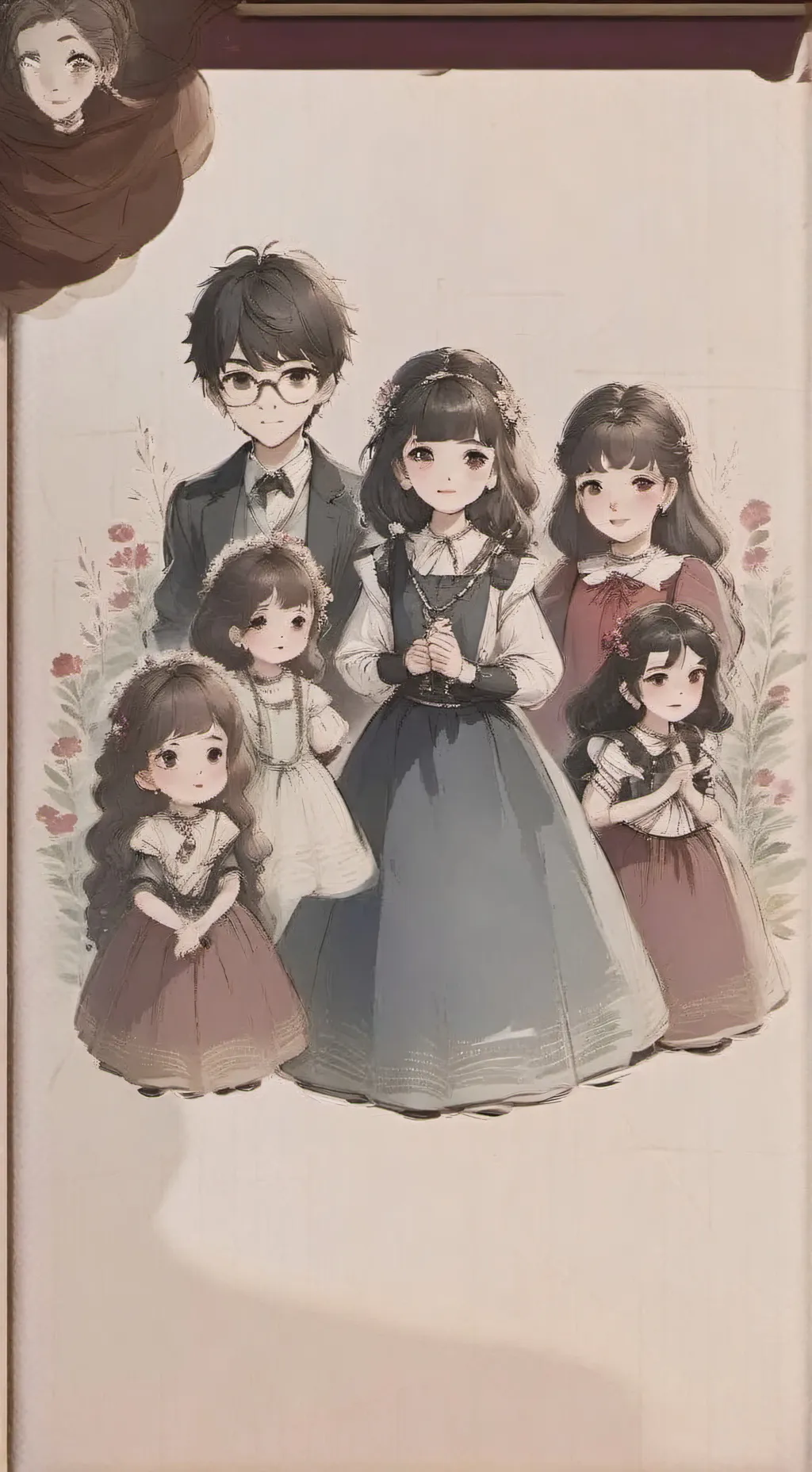 ai character: família os irmãos background