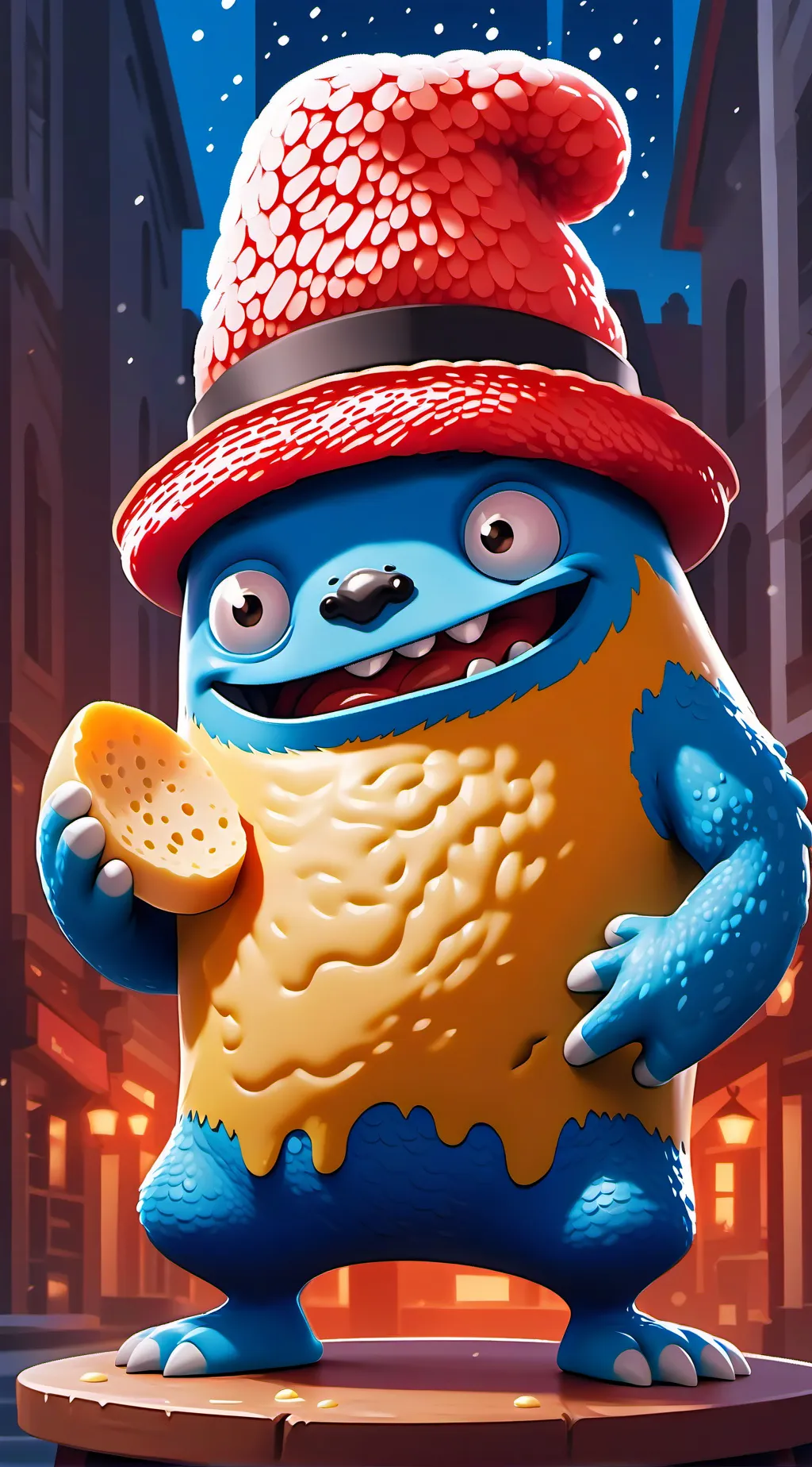 ai character: Doey meets MD background