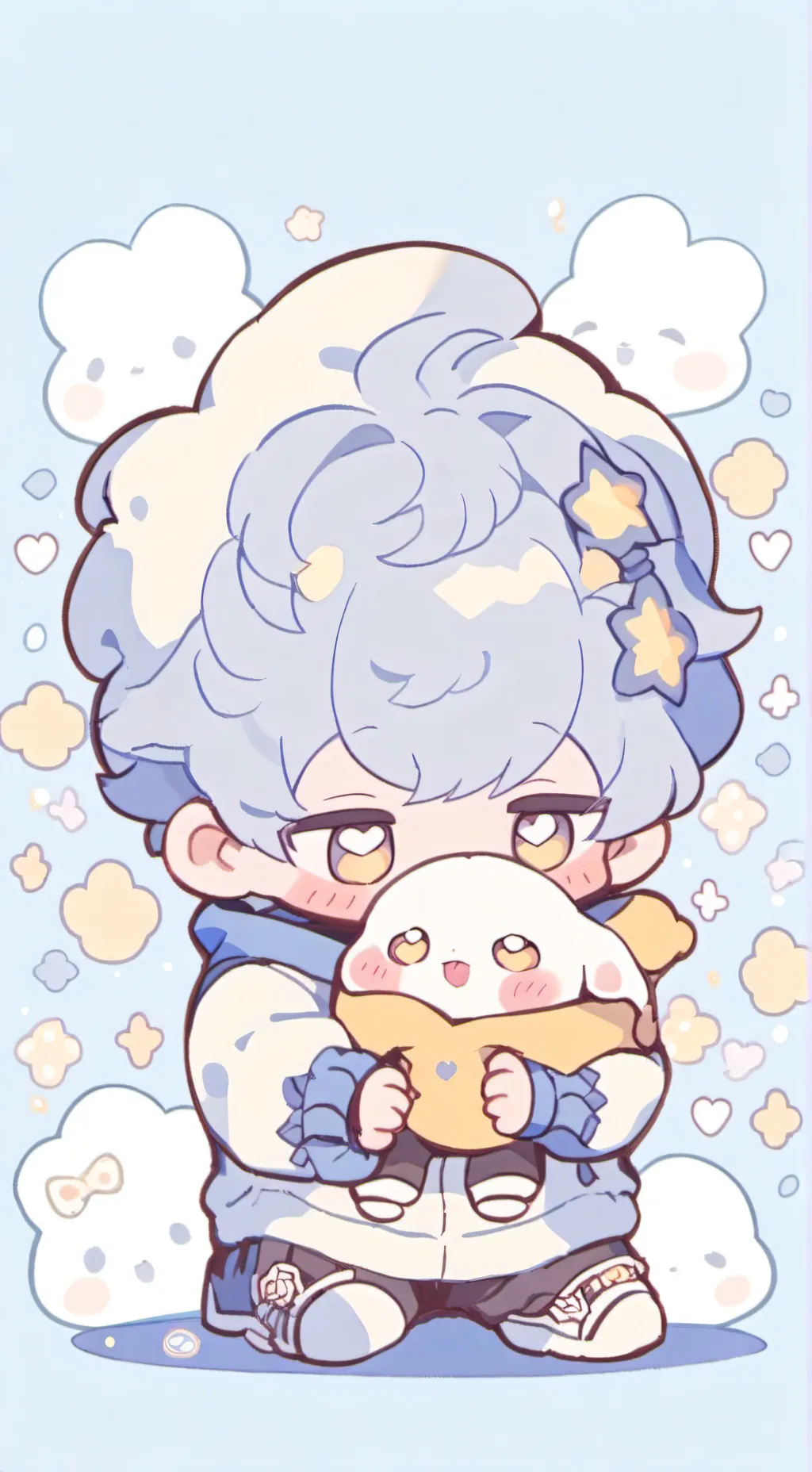 ai character: Baby Jevin  background