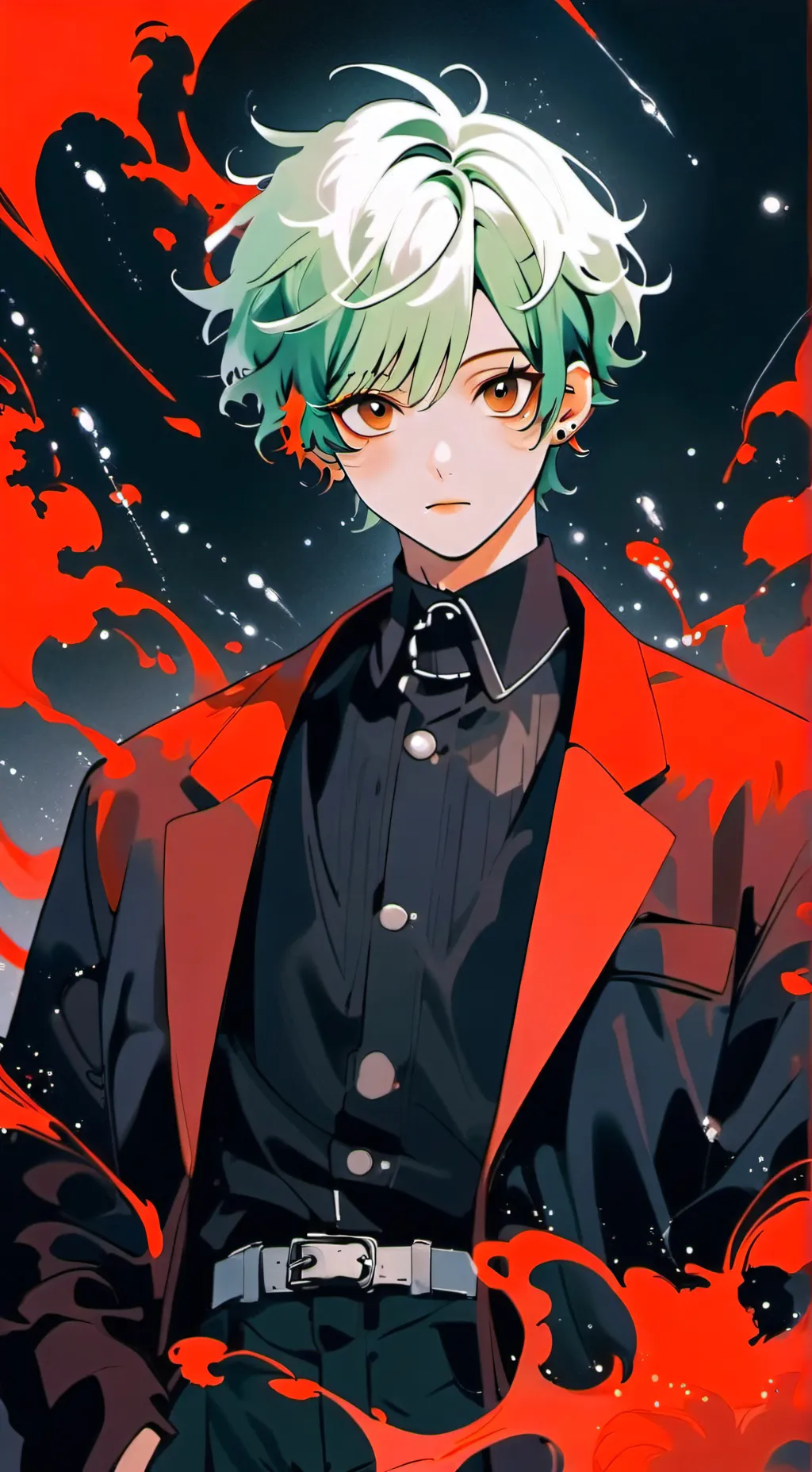 ai character: Red Skittle  background