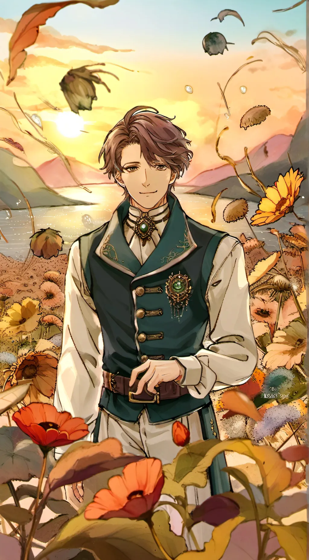 ai character: Valentin  background