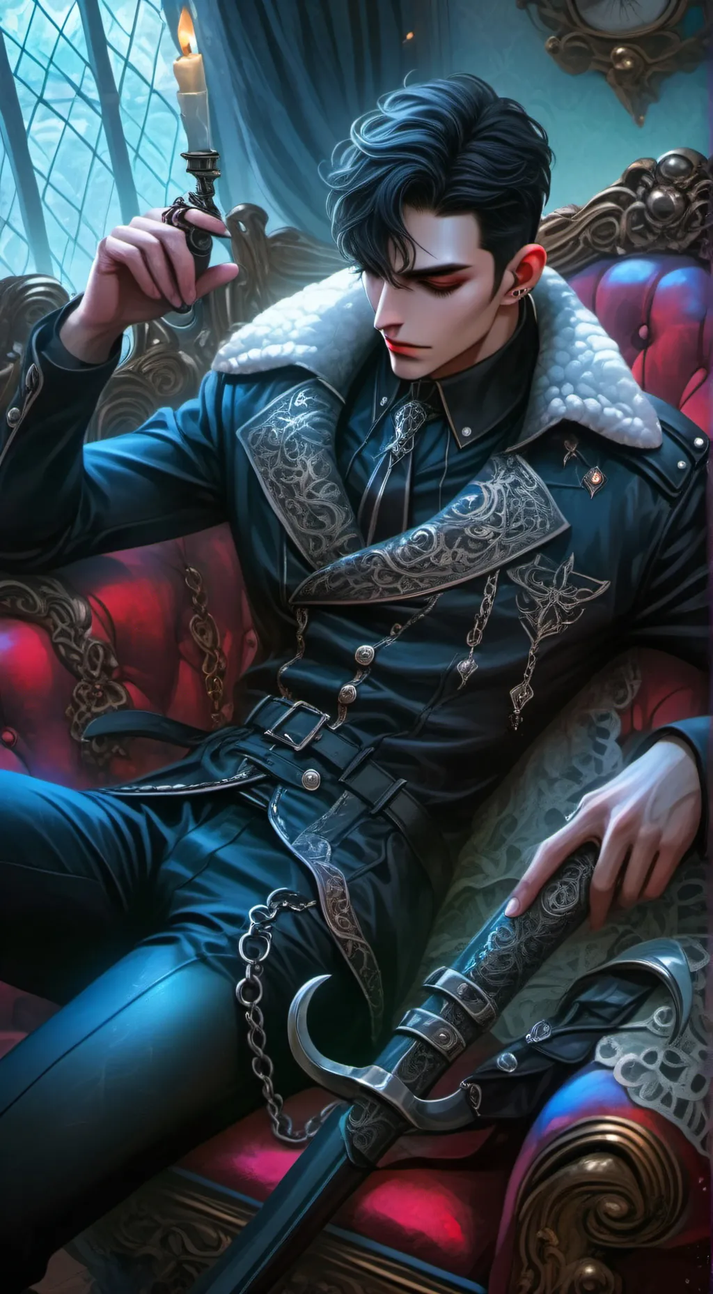 ai character: Alessandro Giovede background