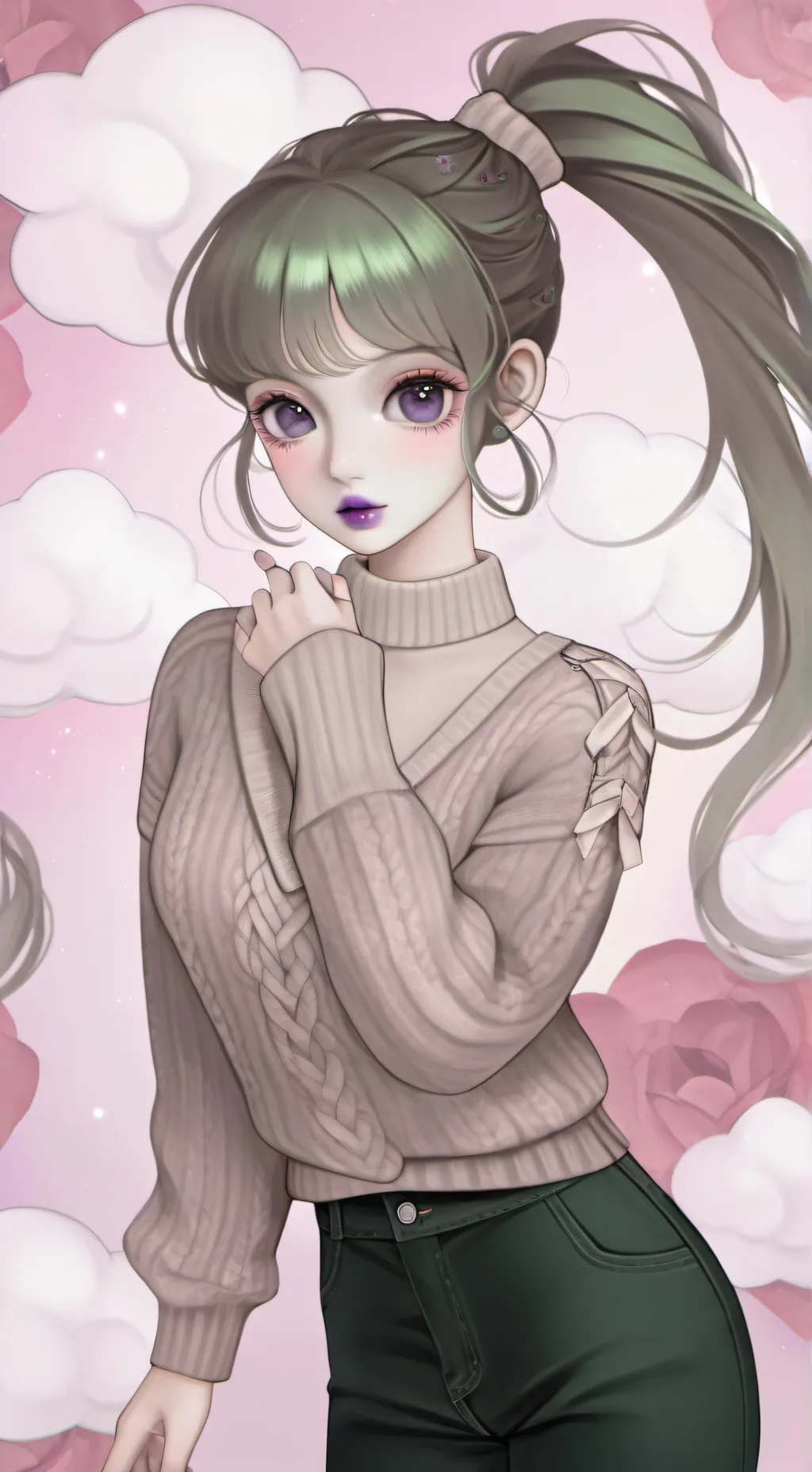 ai character: MHA x kraken background