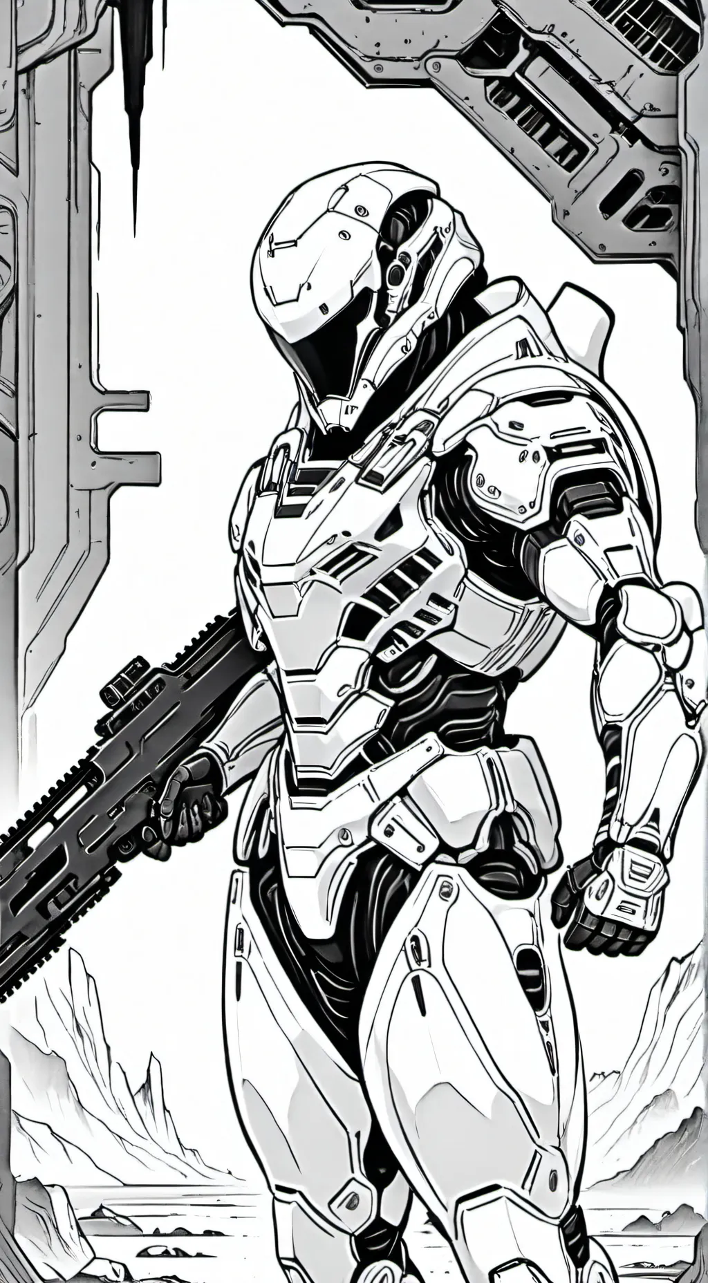 ai character: doom slayer background