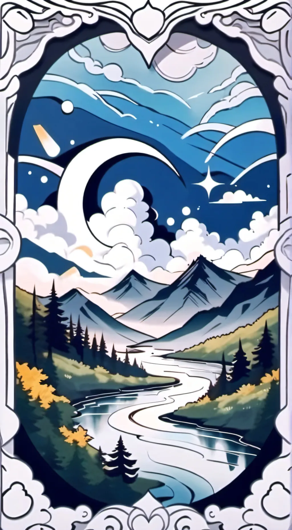 ai character: calce background