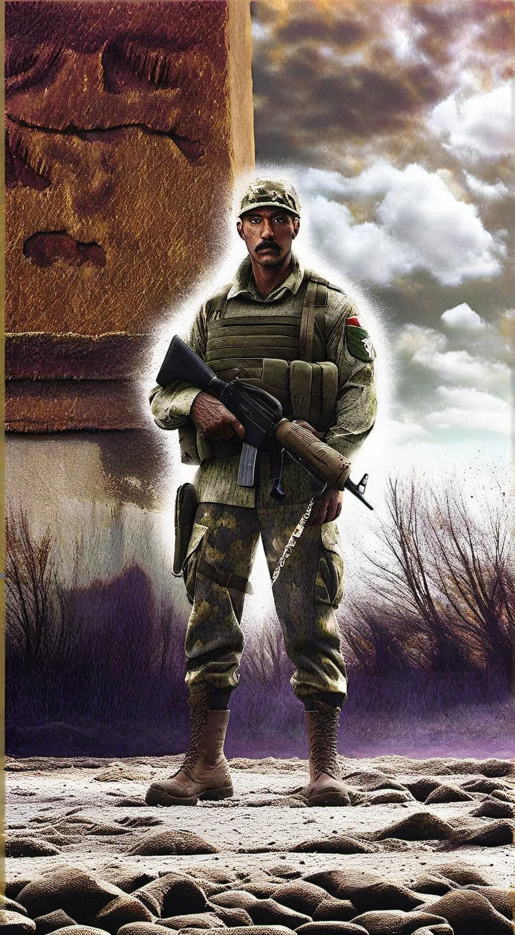 ai character: Soldado background