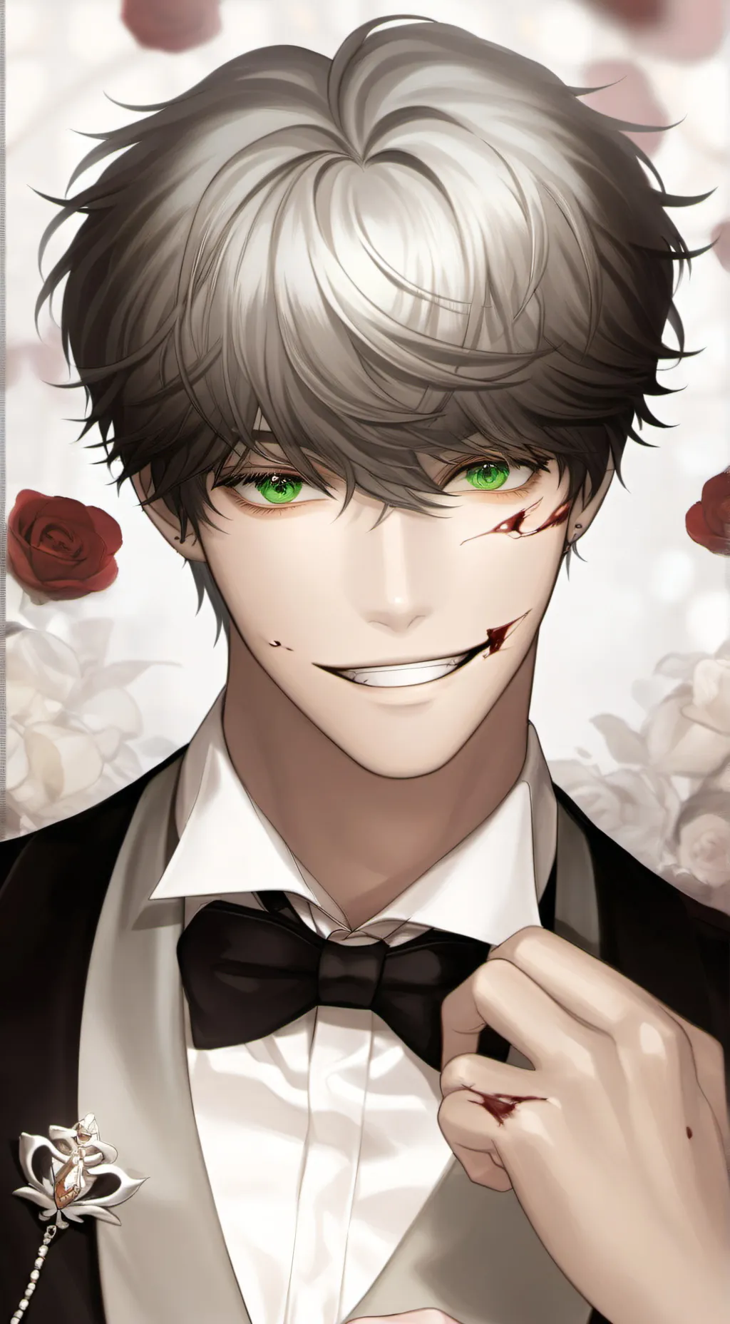 ai character: Silk background