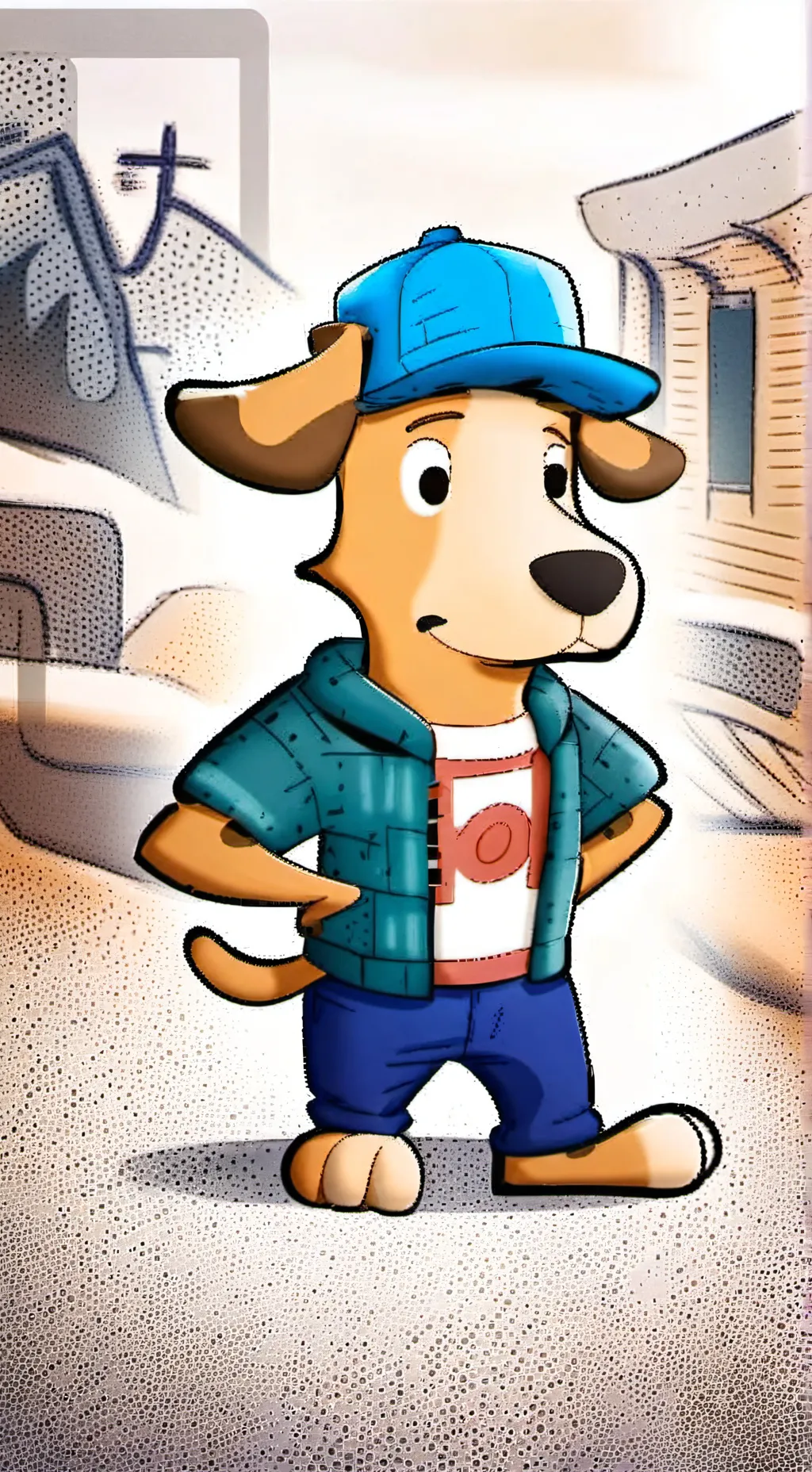 ai character: Dogman story background