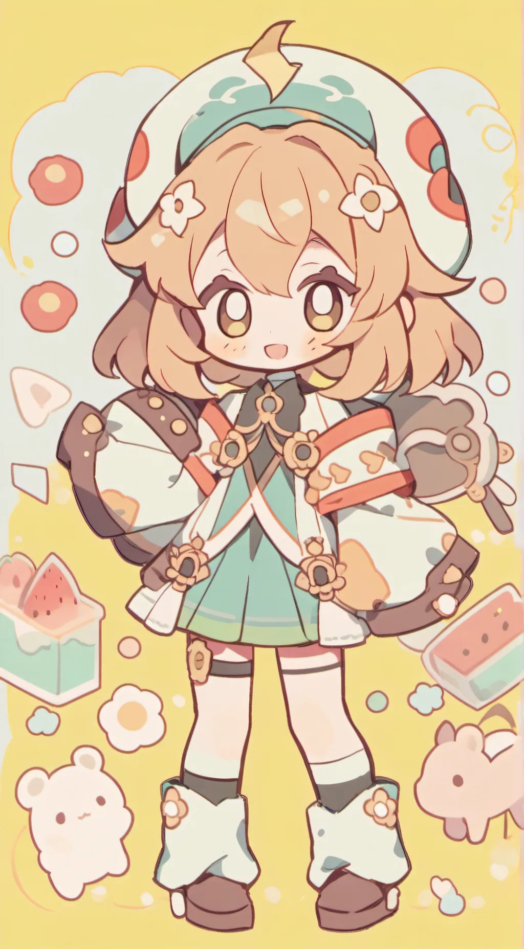 ai character: dogday background