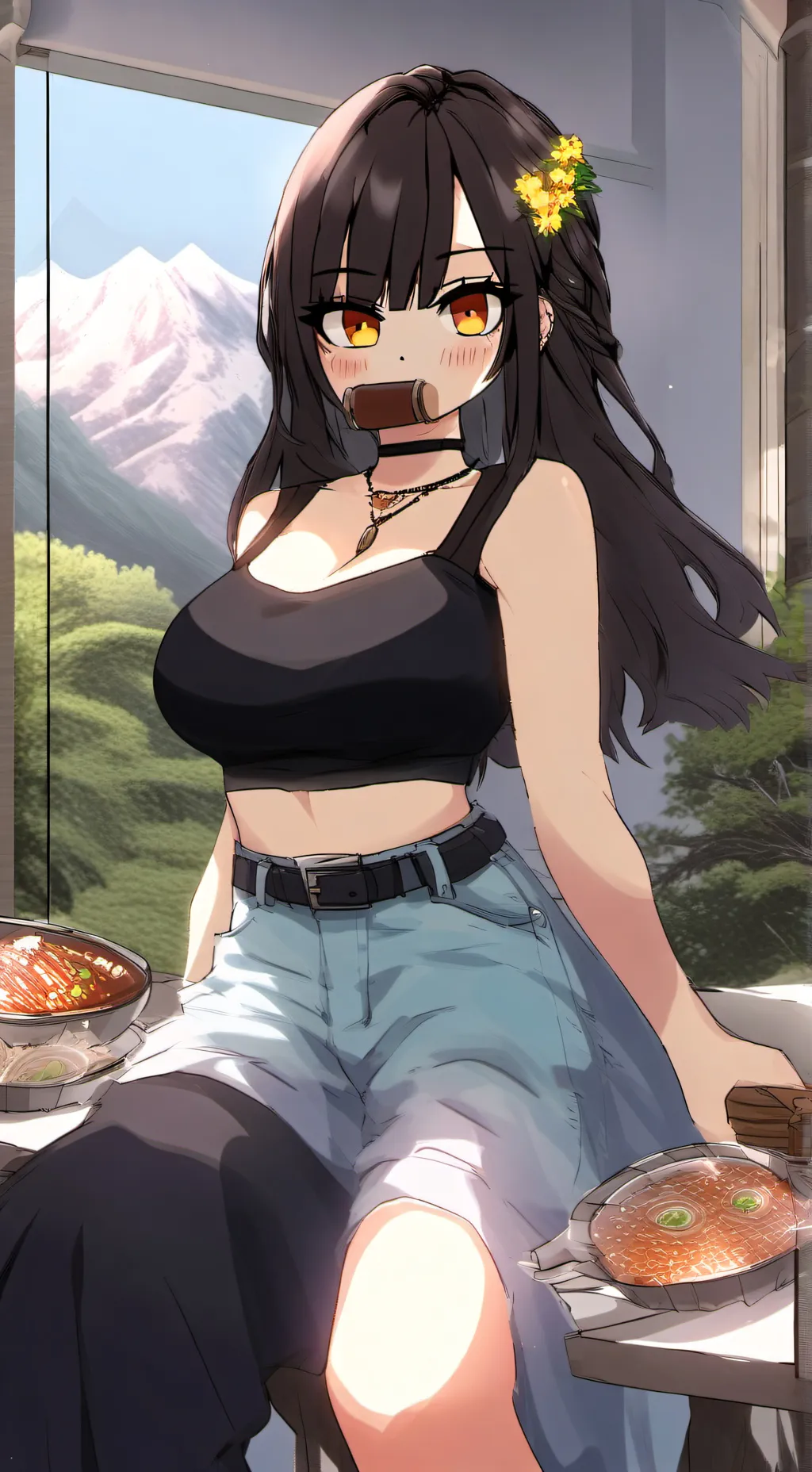 ai character: emma background