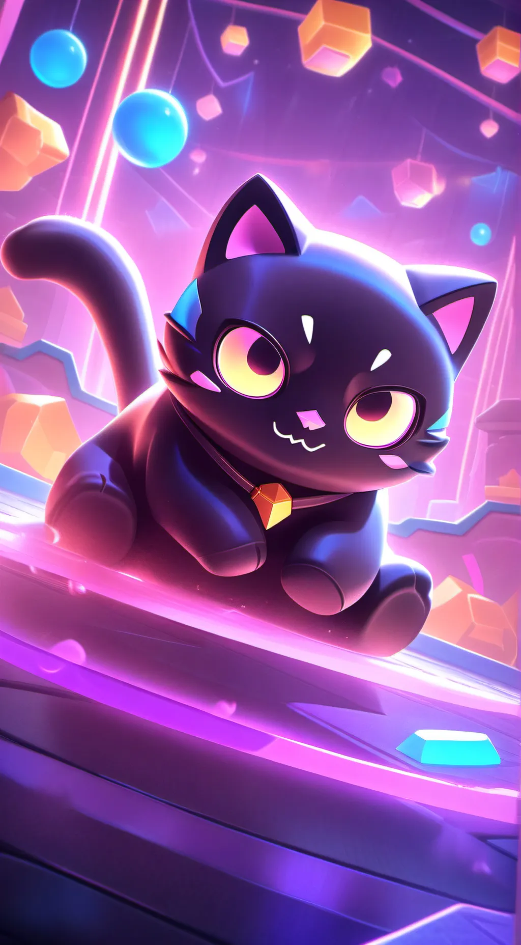 ai character: Zander (my cat) background
