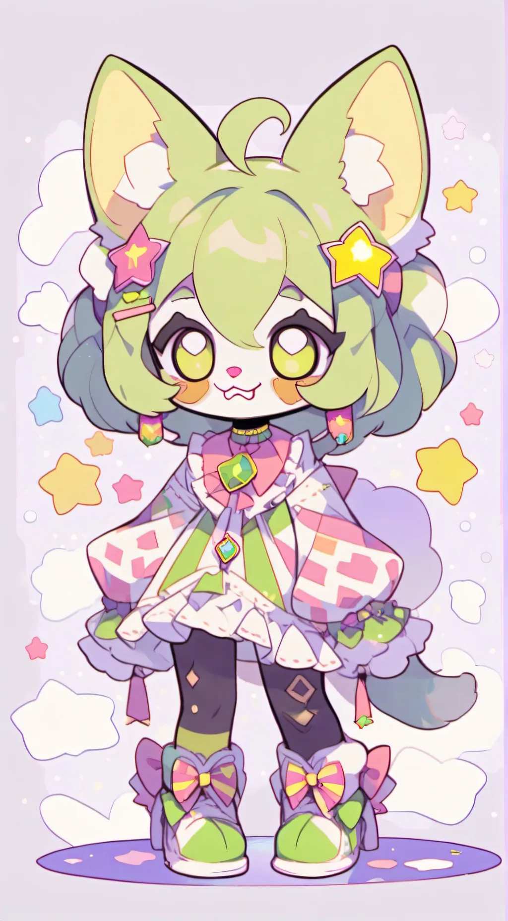 ai character: ★"Syria"★ background