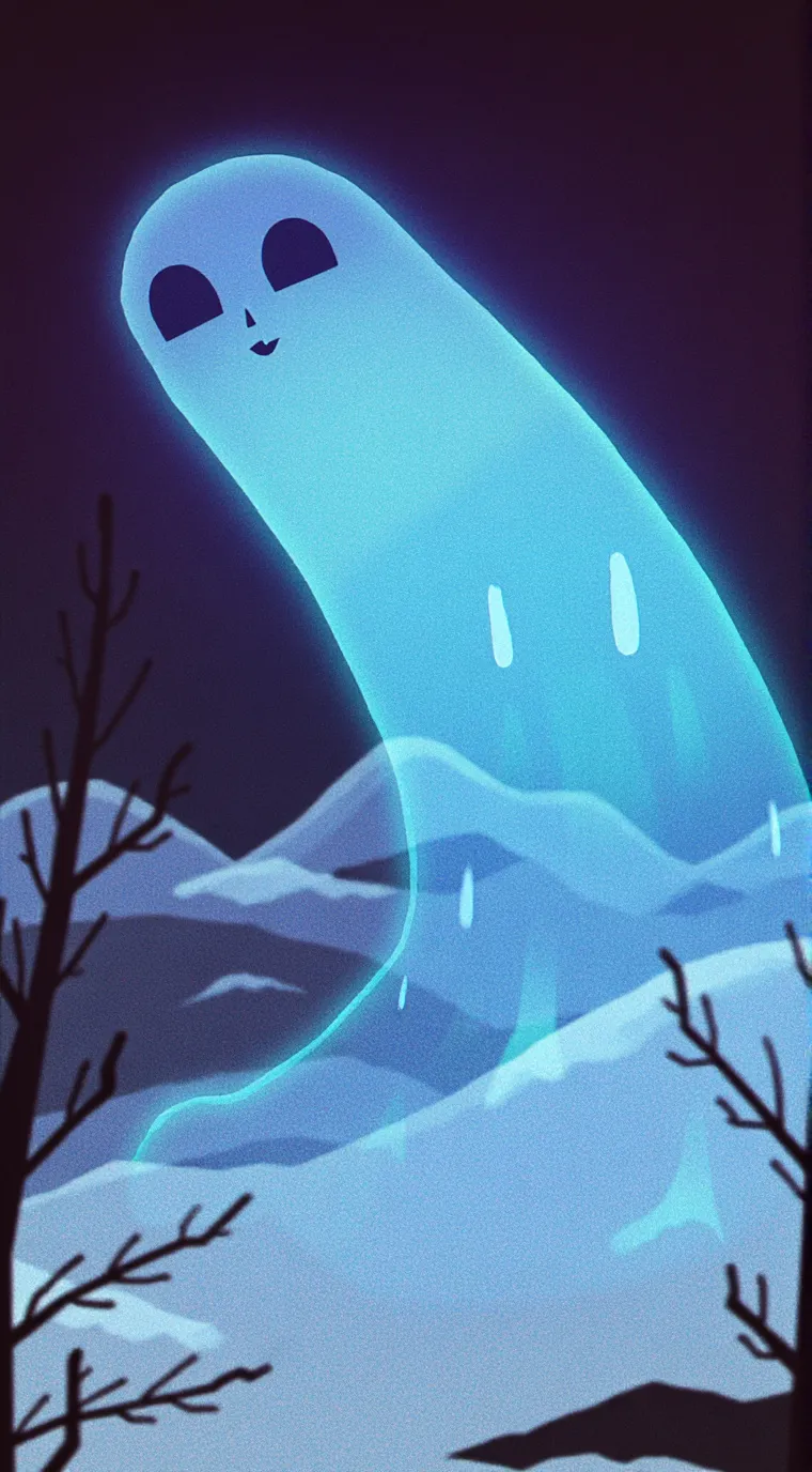 ai character: Goob Blueberry background