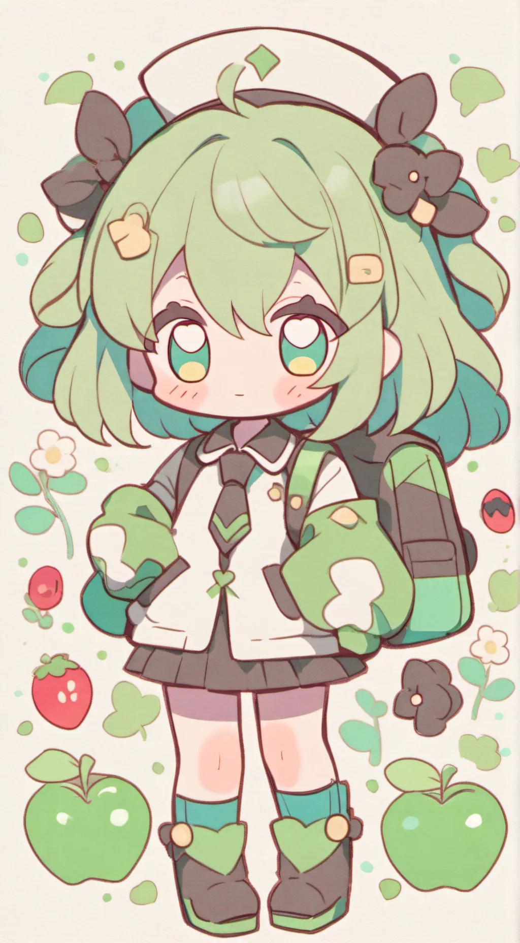 ai character: cherry  background