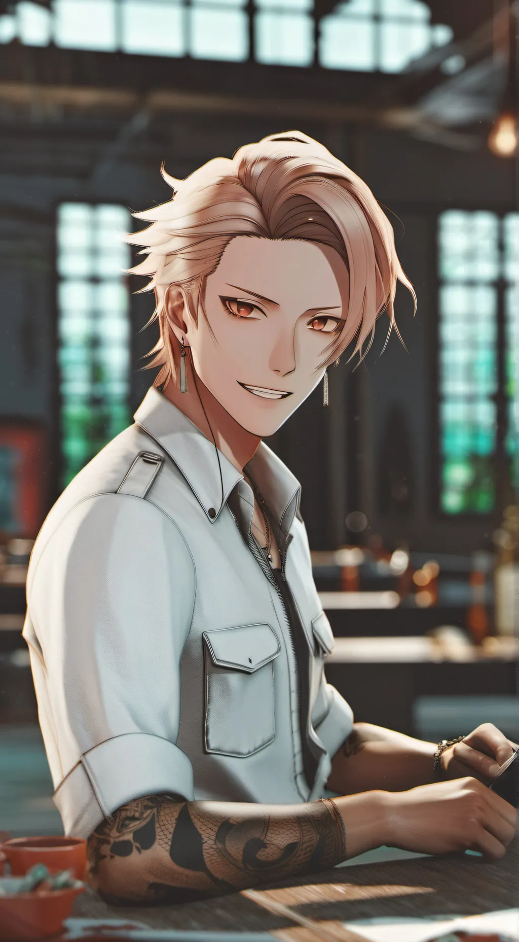 ai character: kanao background