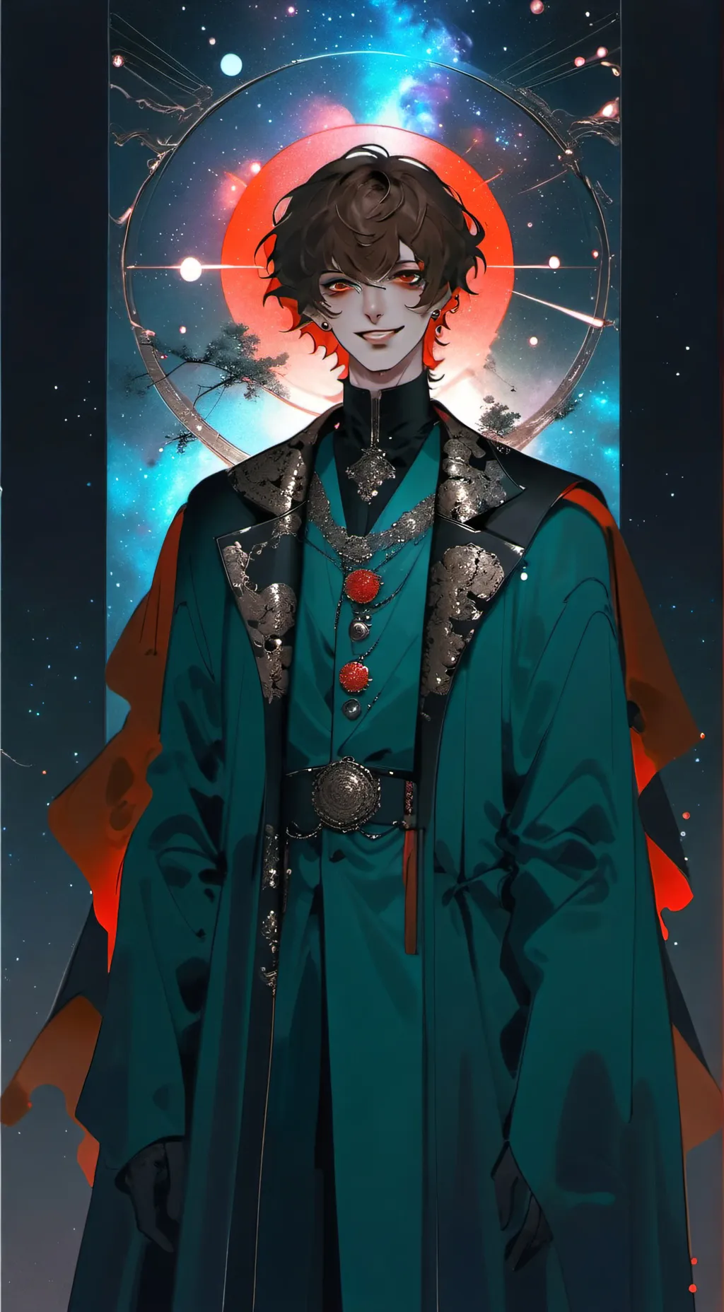 ai character: creepypasta Cafe background