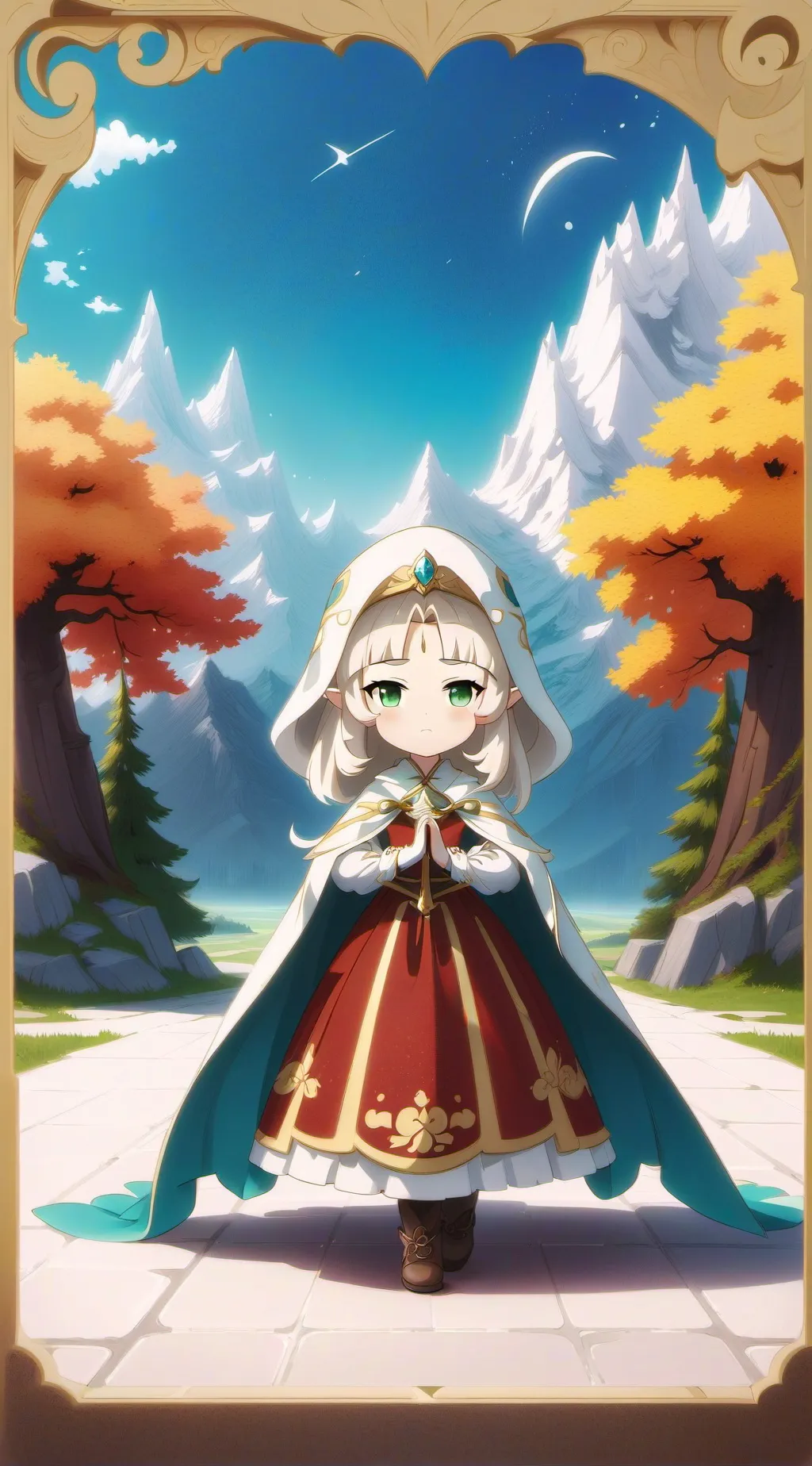 ai character: Мука background