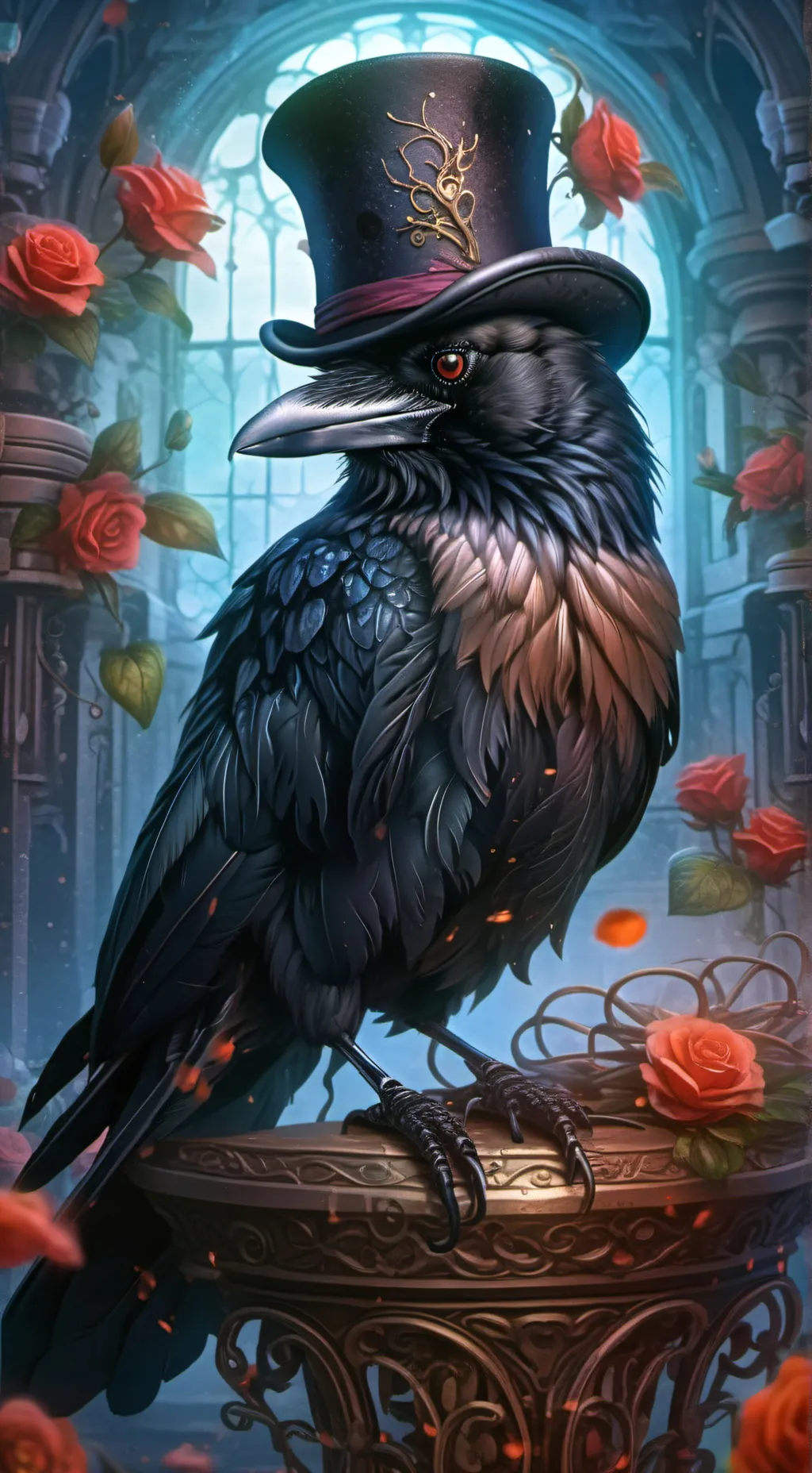 ai character: Crow background