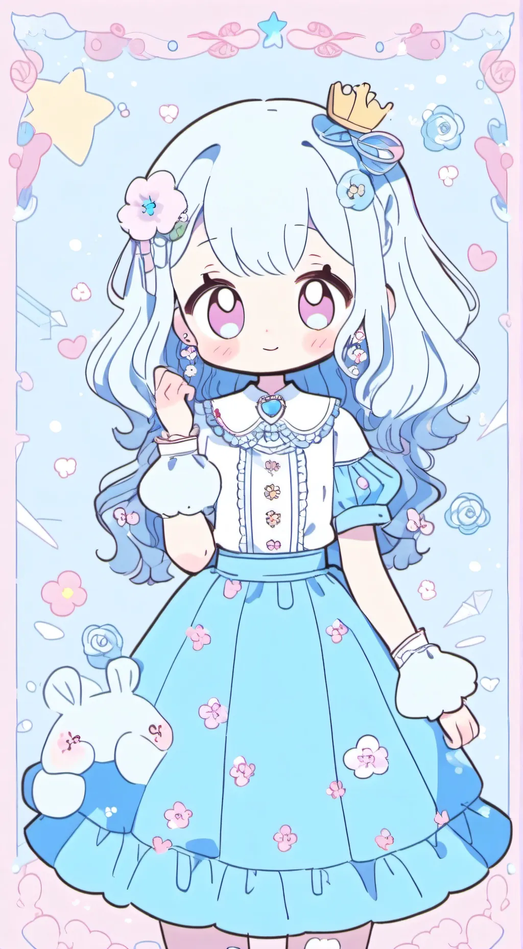 ai character: DW SCHOOL! background