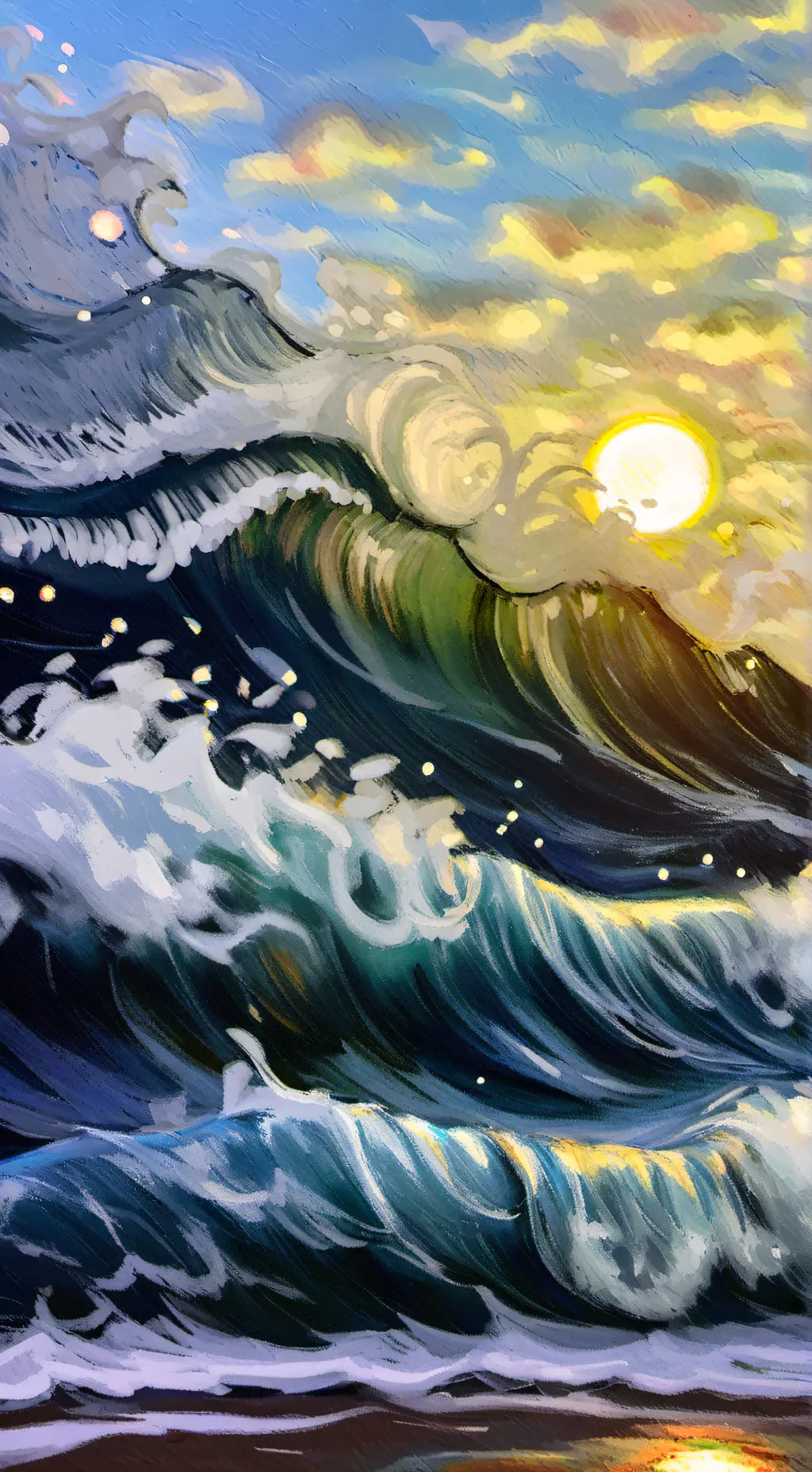 ai character: te ve  background