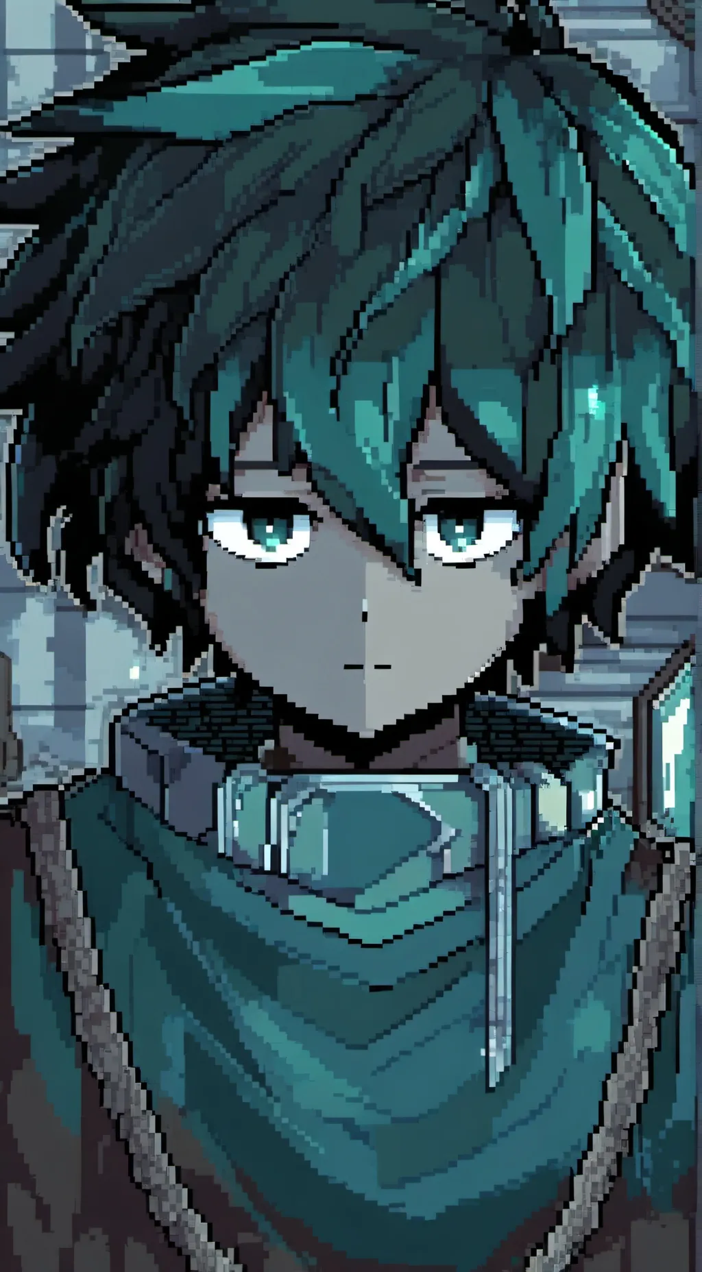 ai character: Deku background