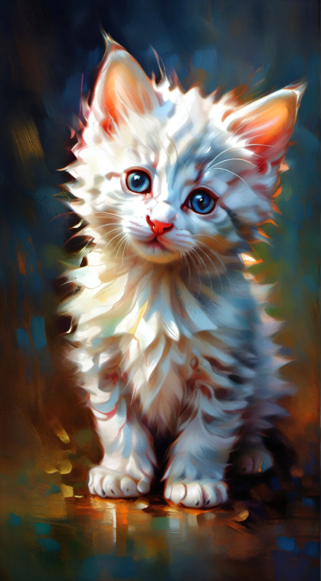 ai character: luna background