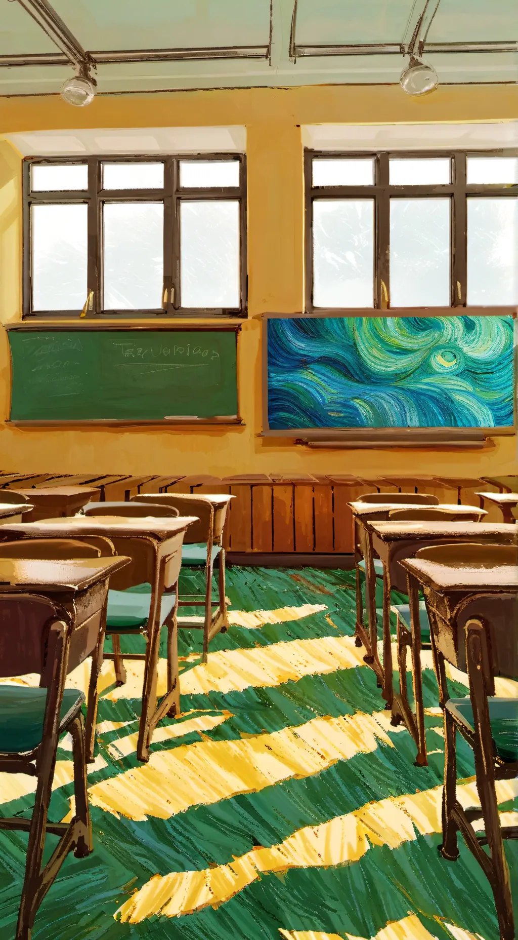 ai character: New student  background