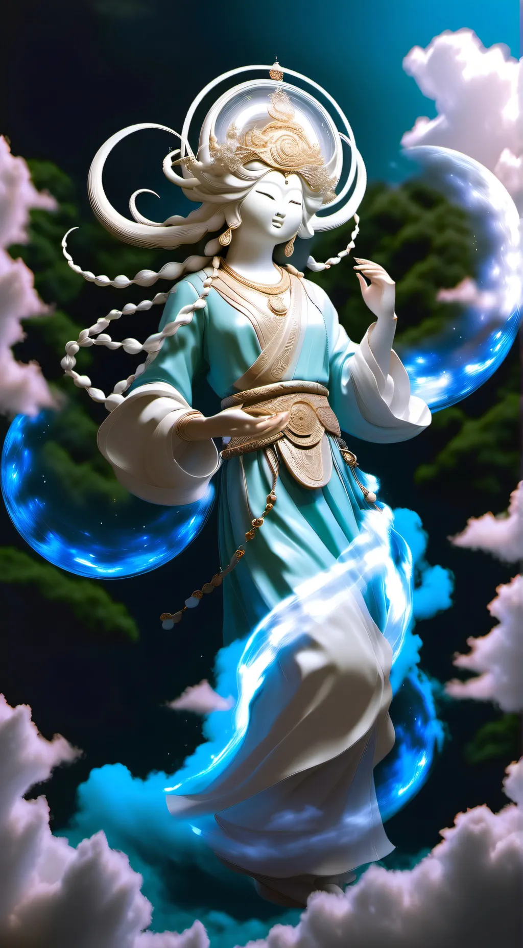 ai character: mystic flourcookie background