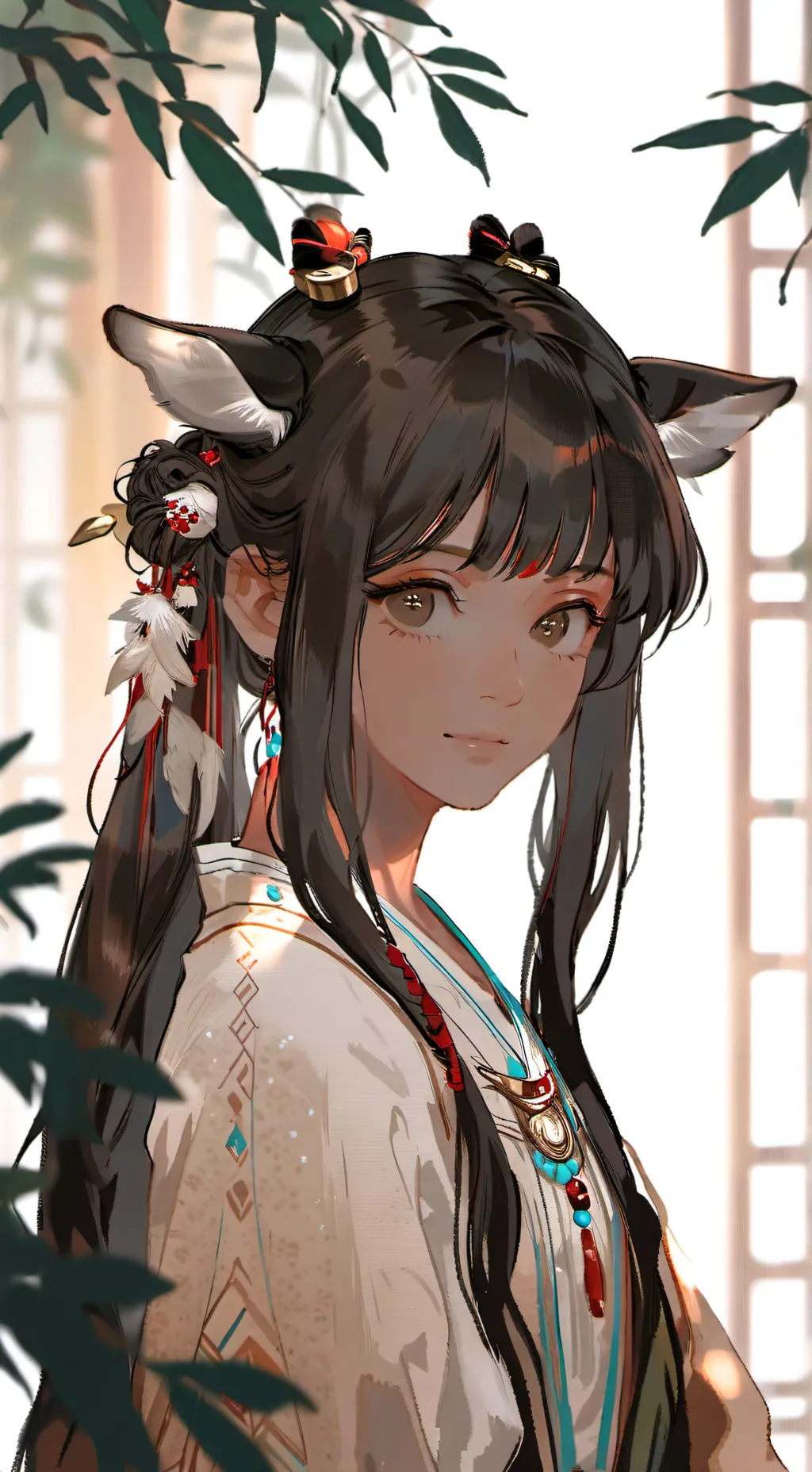 ai character: Spirit of the Dappled Fawn background