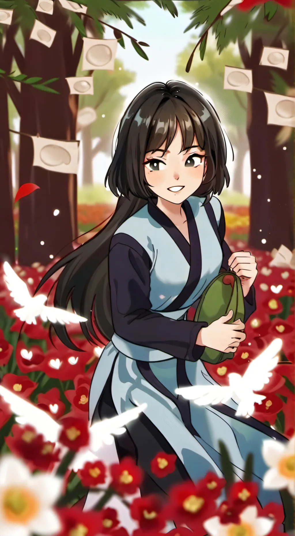 ai character: la nueva ❤️  background