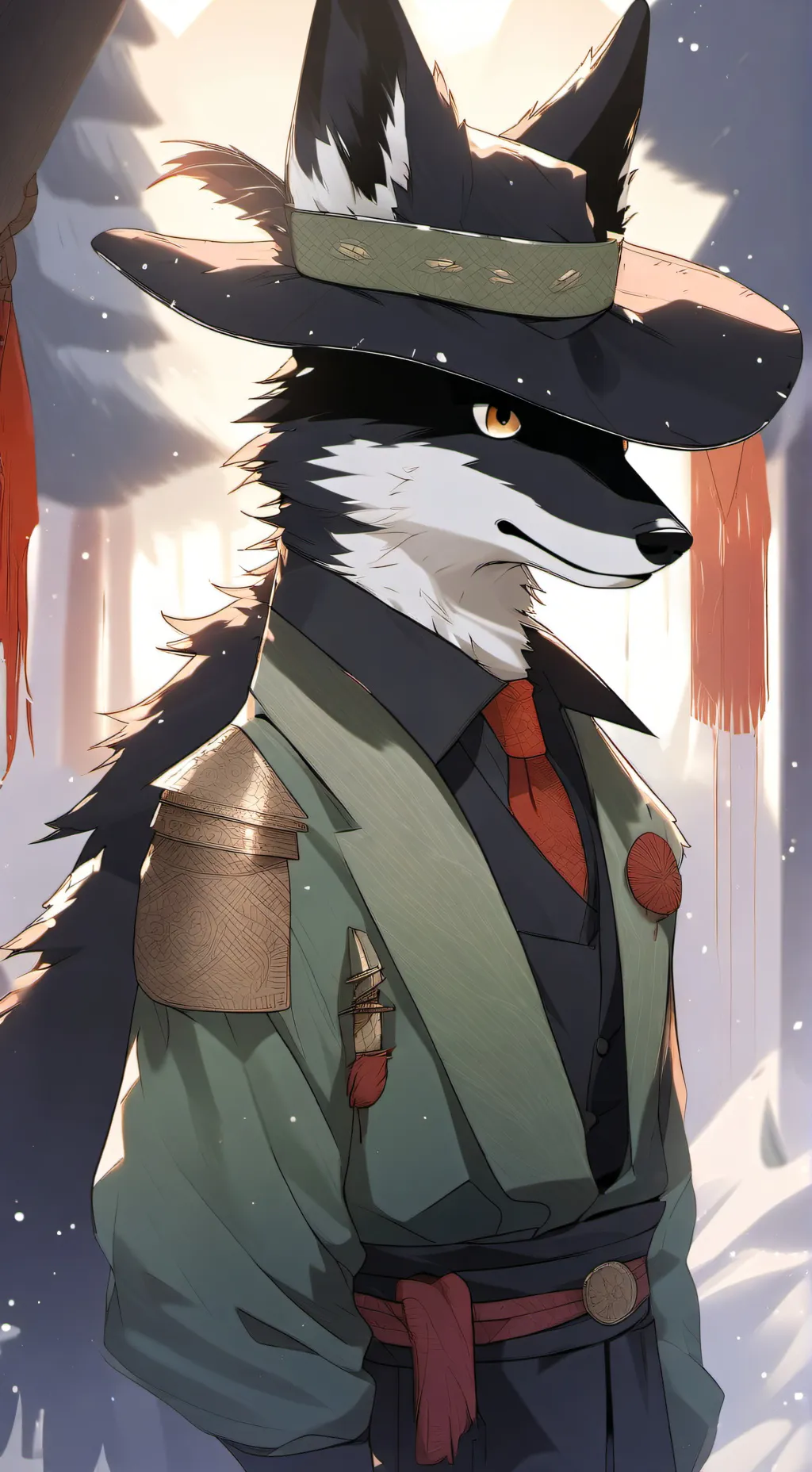 ai character: El zorro rey background